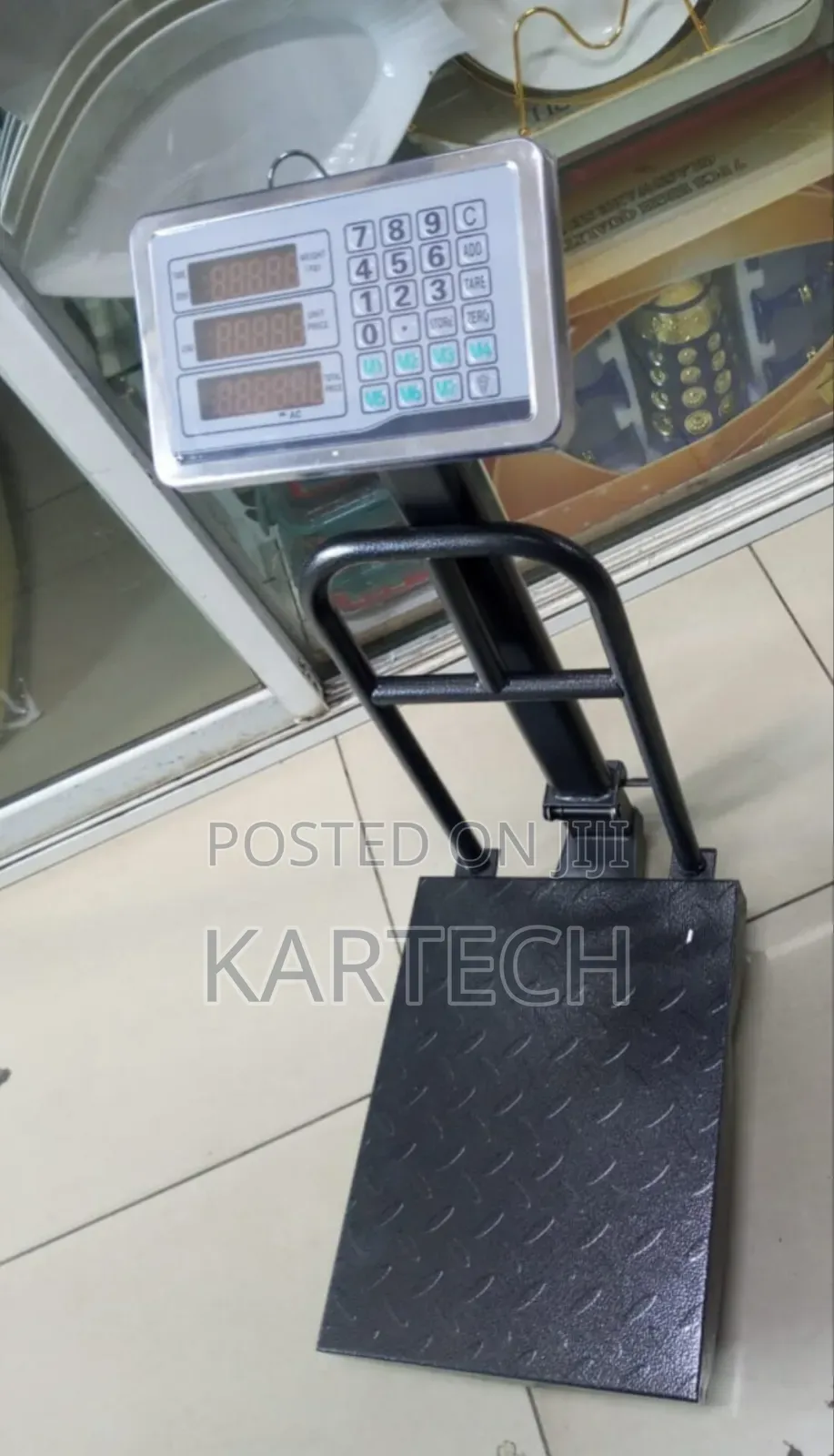 Heavy Duty Digital Platform Scale 150kgs With Rail