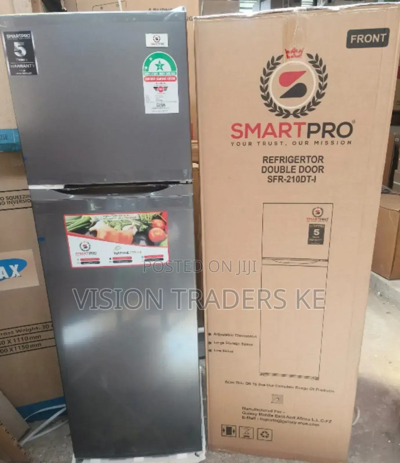 Smart Pro 170ltrs Double Door Refrigerator 5 Years Warranty