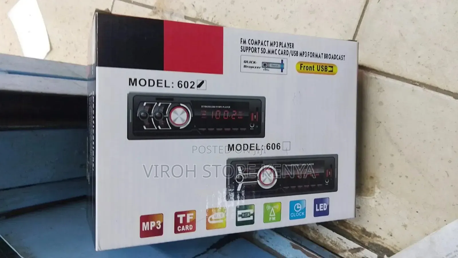 Car Amplifier Model 602 Amp With Usb/Mp3 High Power Output