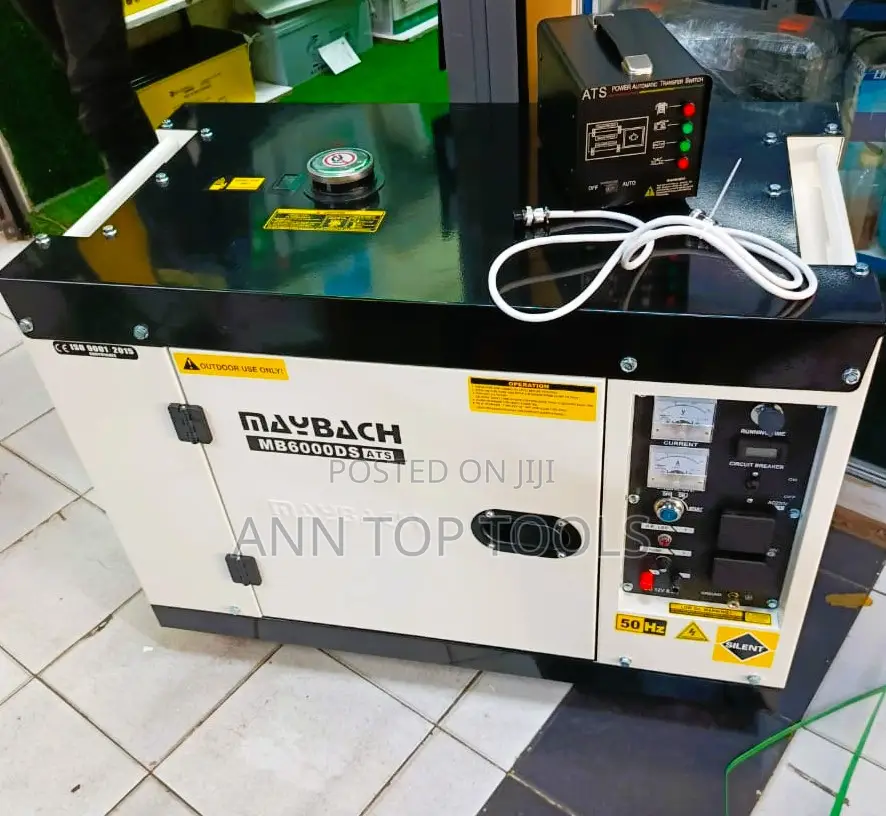 Maybach 10kva Diesel Silent Generator With ATS Single Phase