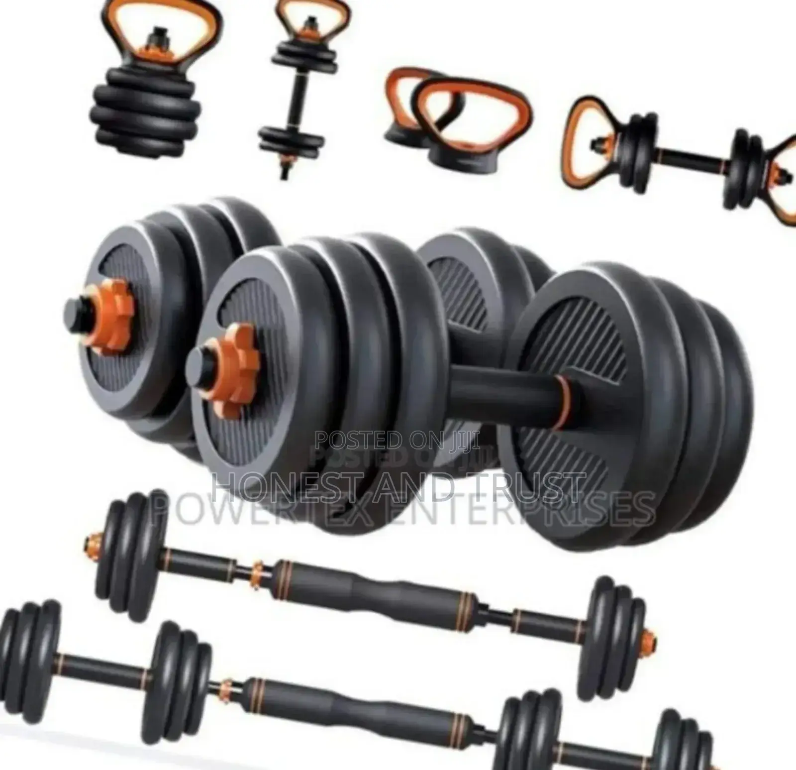 6 in 1 50 KGS Dumbells