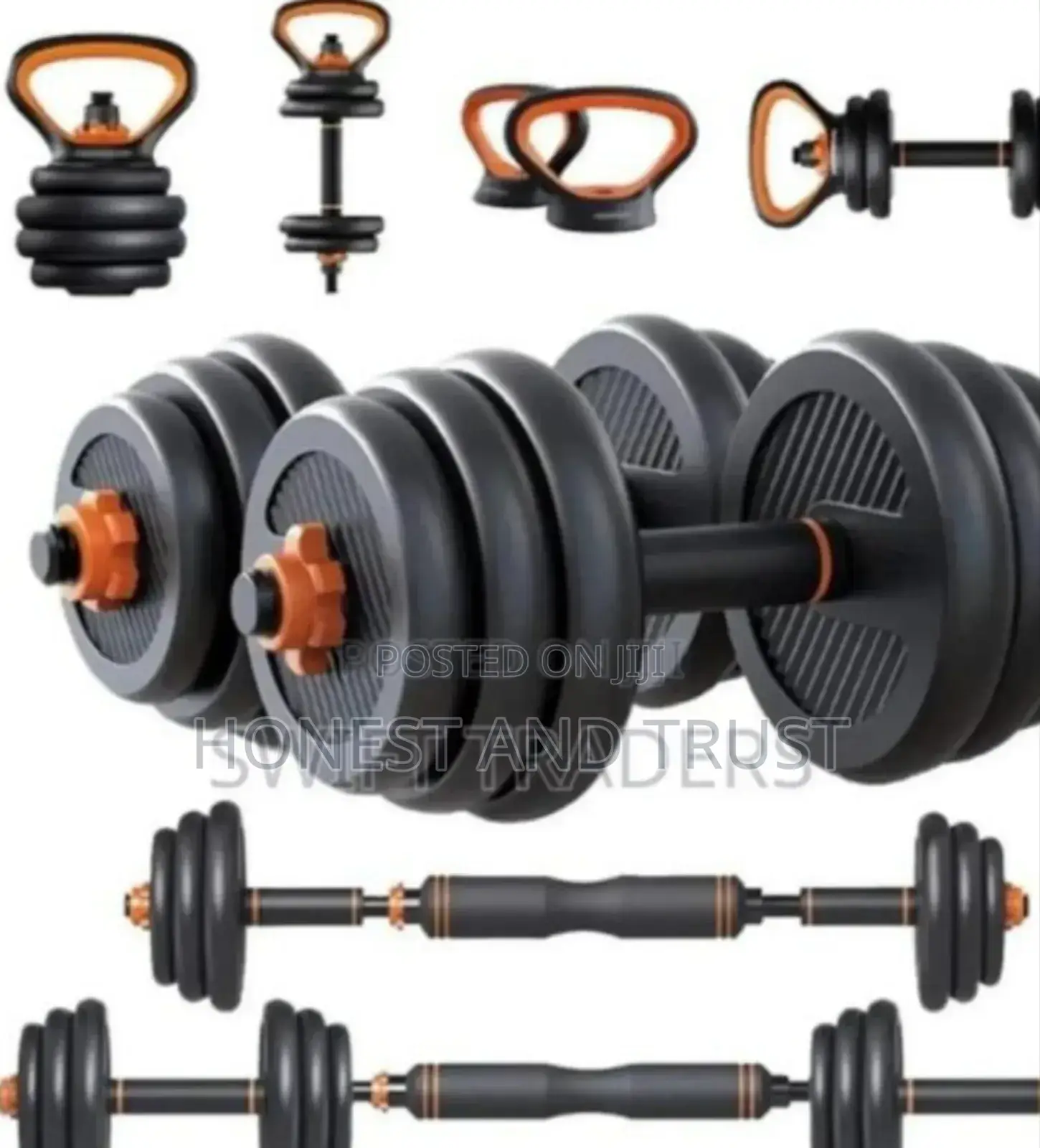 50 Kg 6 in 1 Dumbells