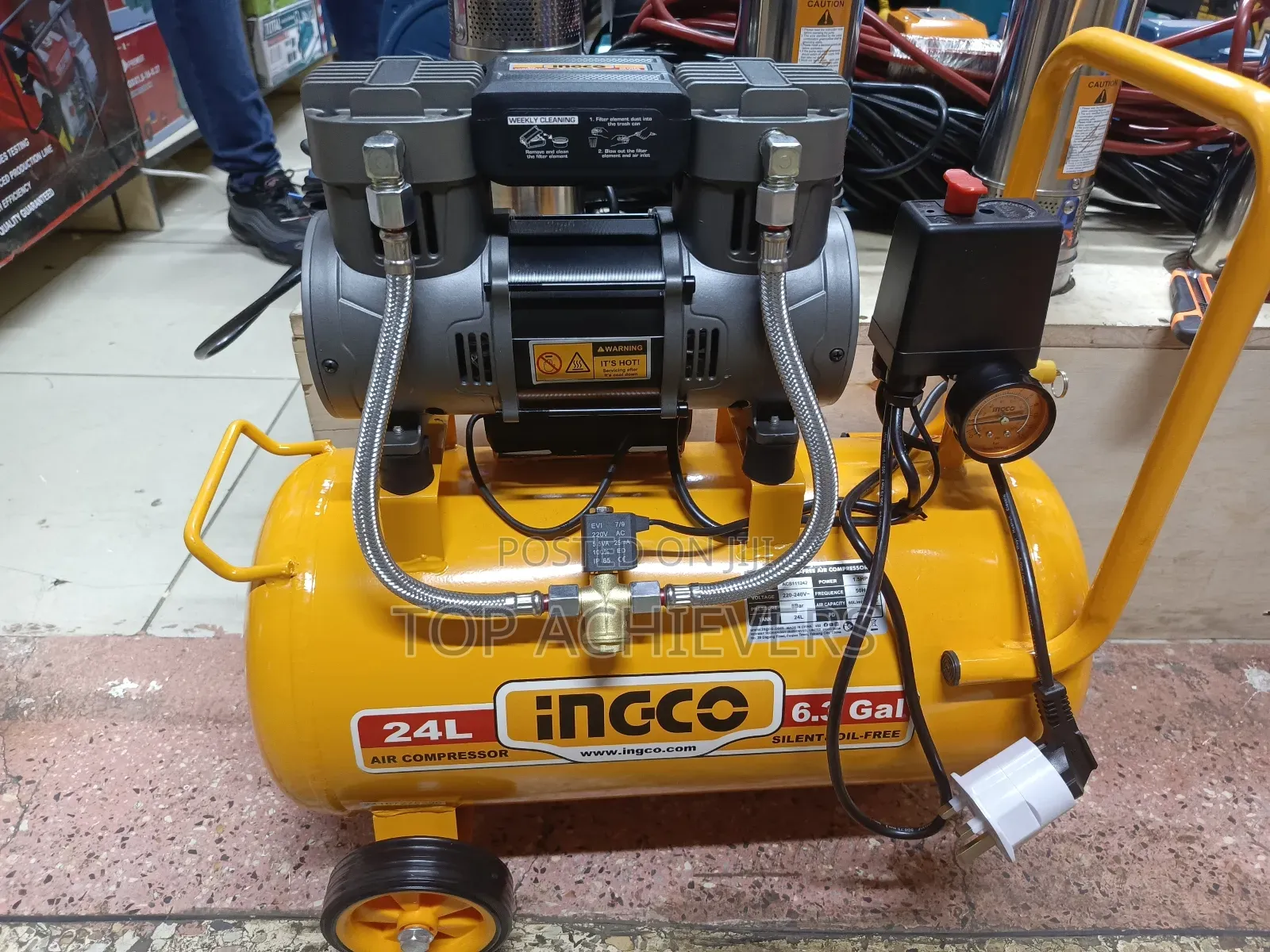 24ltrs Ingco Electric Air Compressor (Silent)