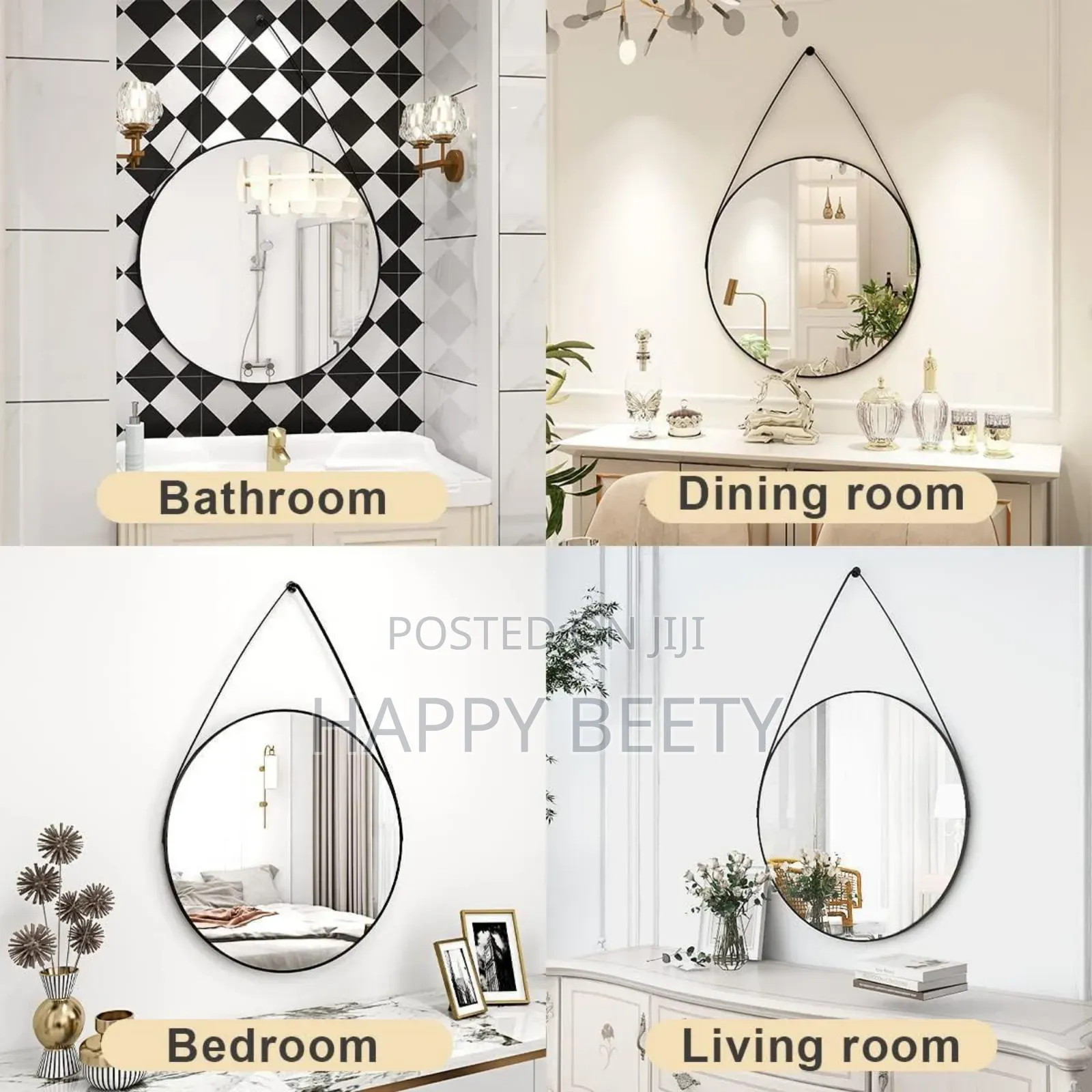 Round Decorative Wall Mirror