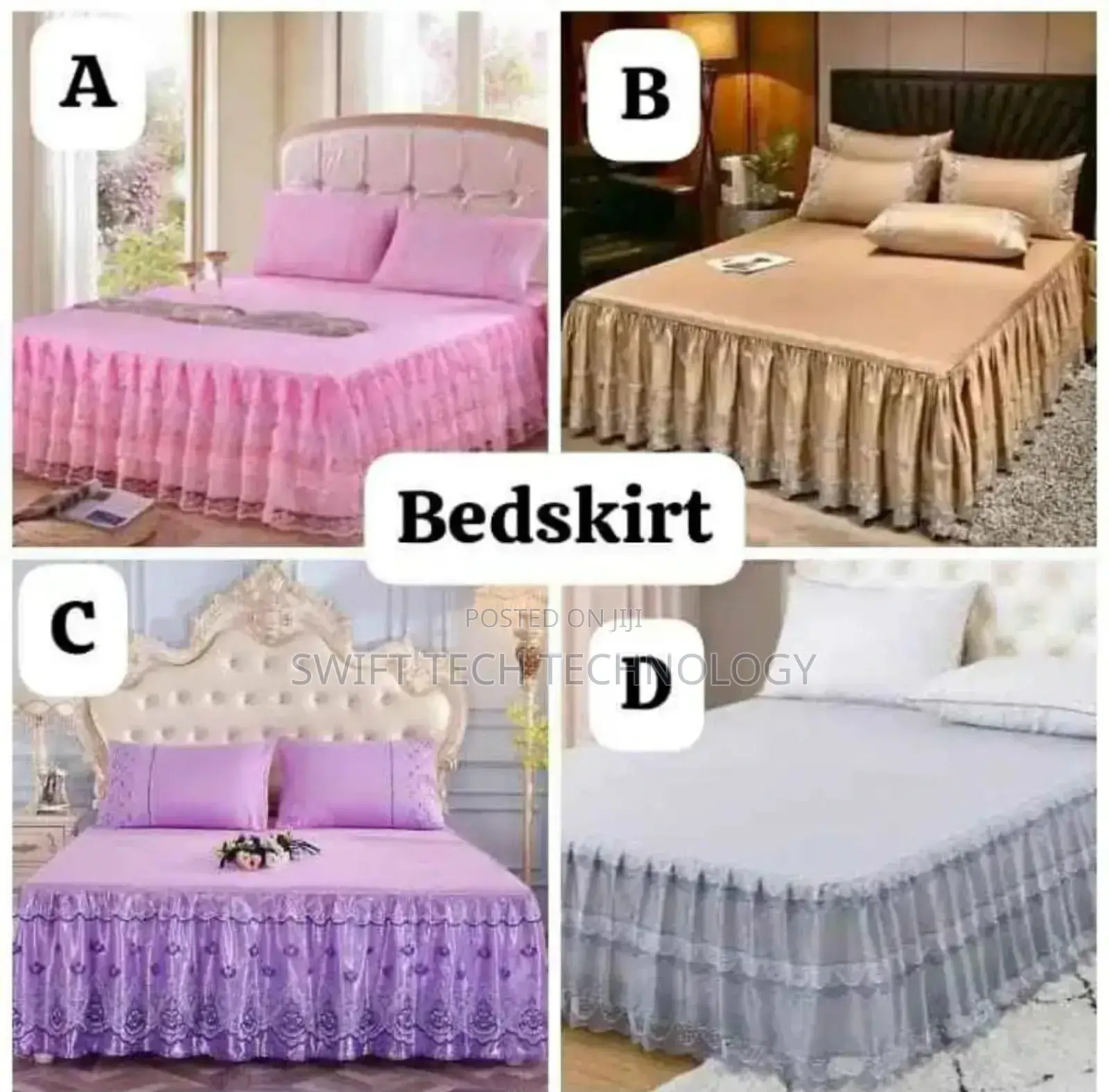 Bedskirt 2 in 1 / Bedskirt