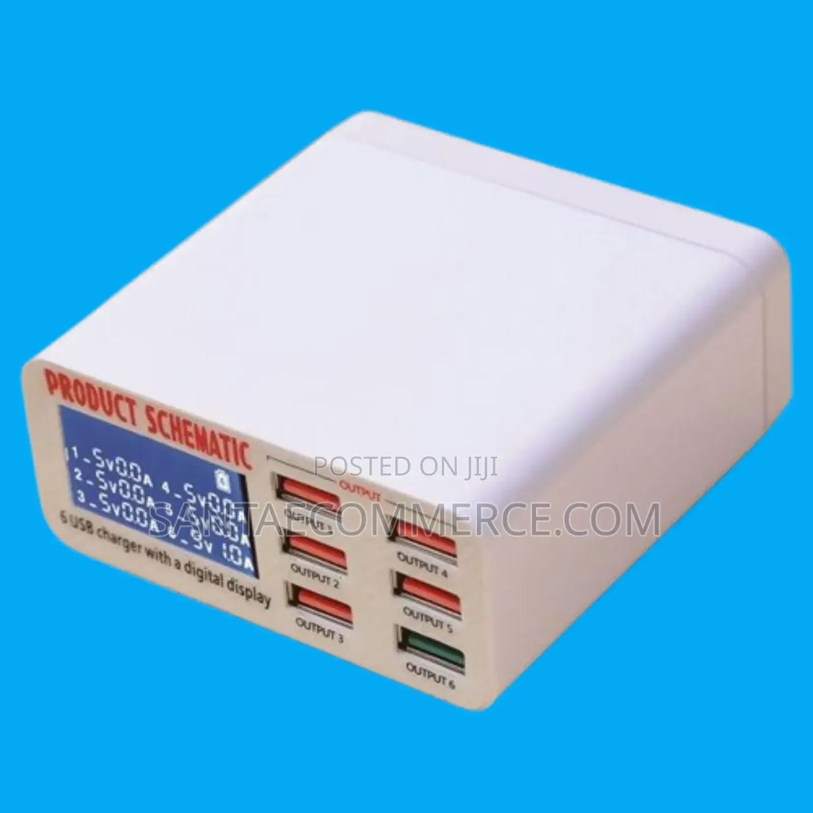 6 Port USB Fast Charger HUB