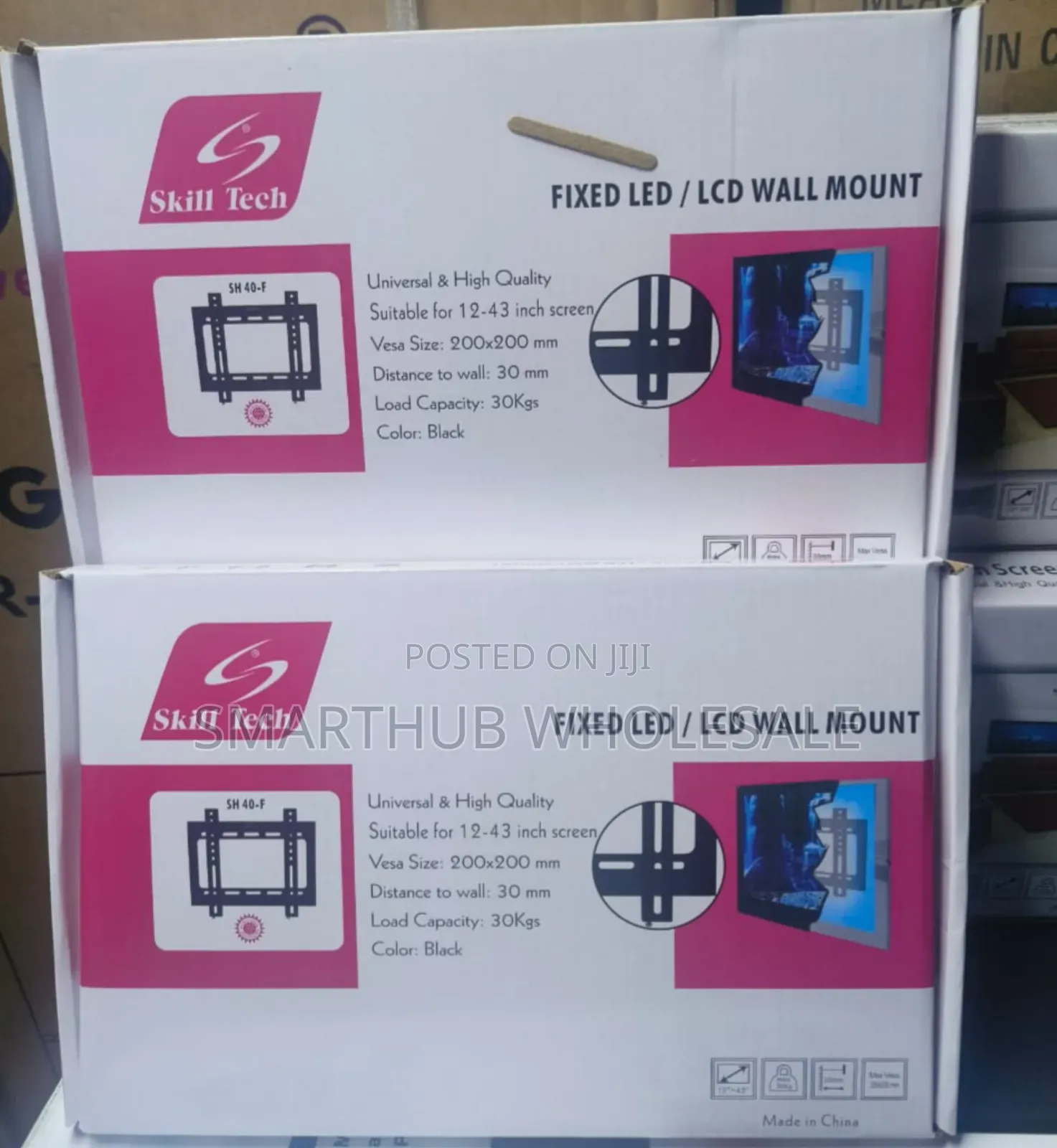 12-43 Inch Fixed Tv Wall Mount Brackets