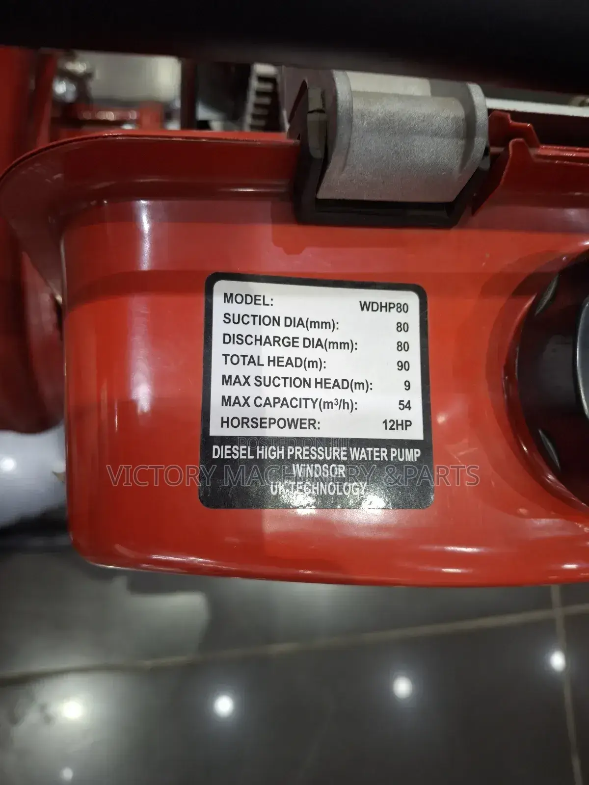 3" Inch High Pressure Diesel Water Pump