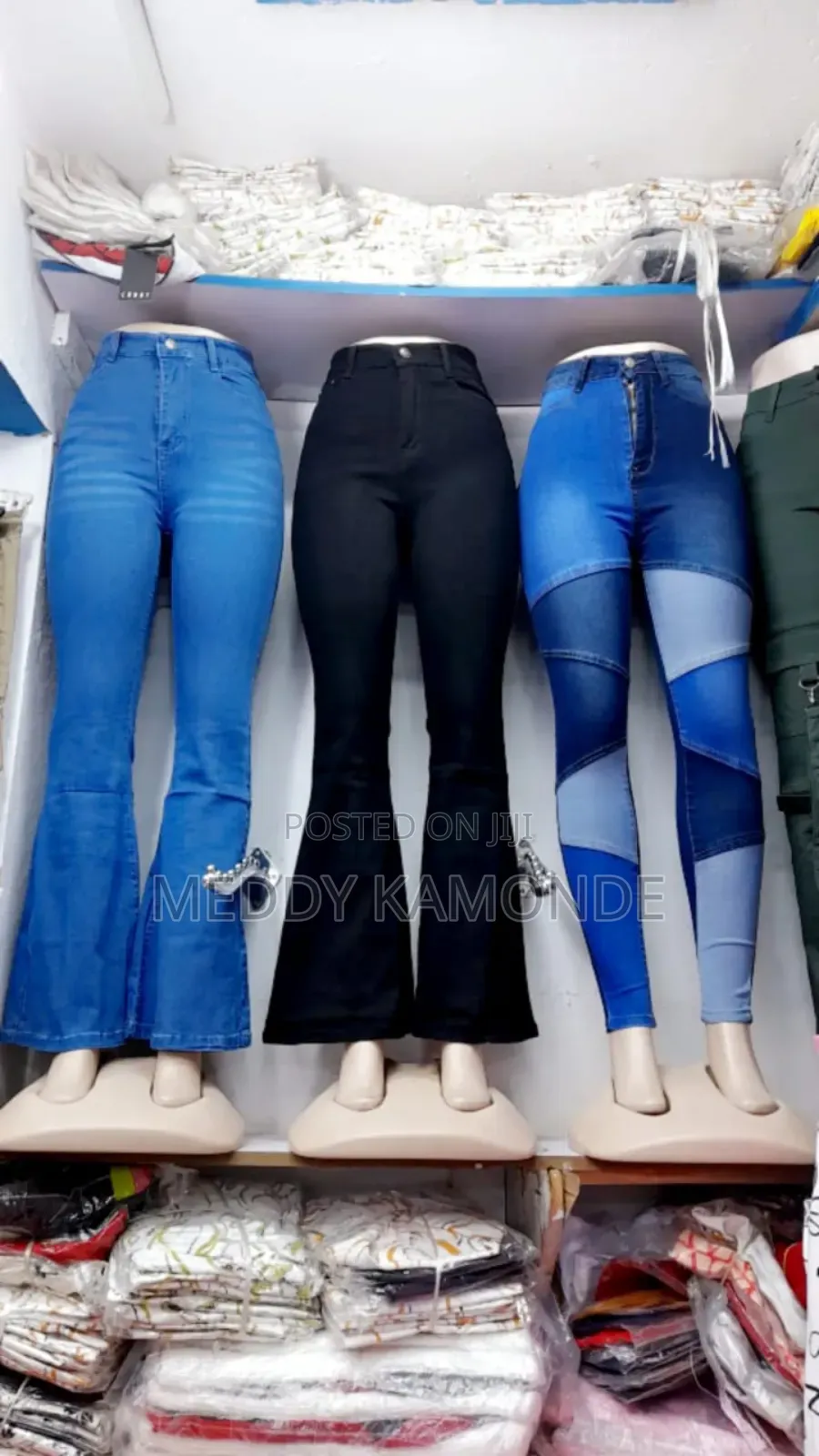 Cute Blue Black Hipster Trouser