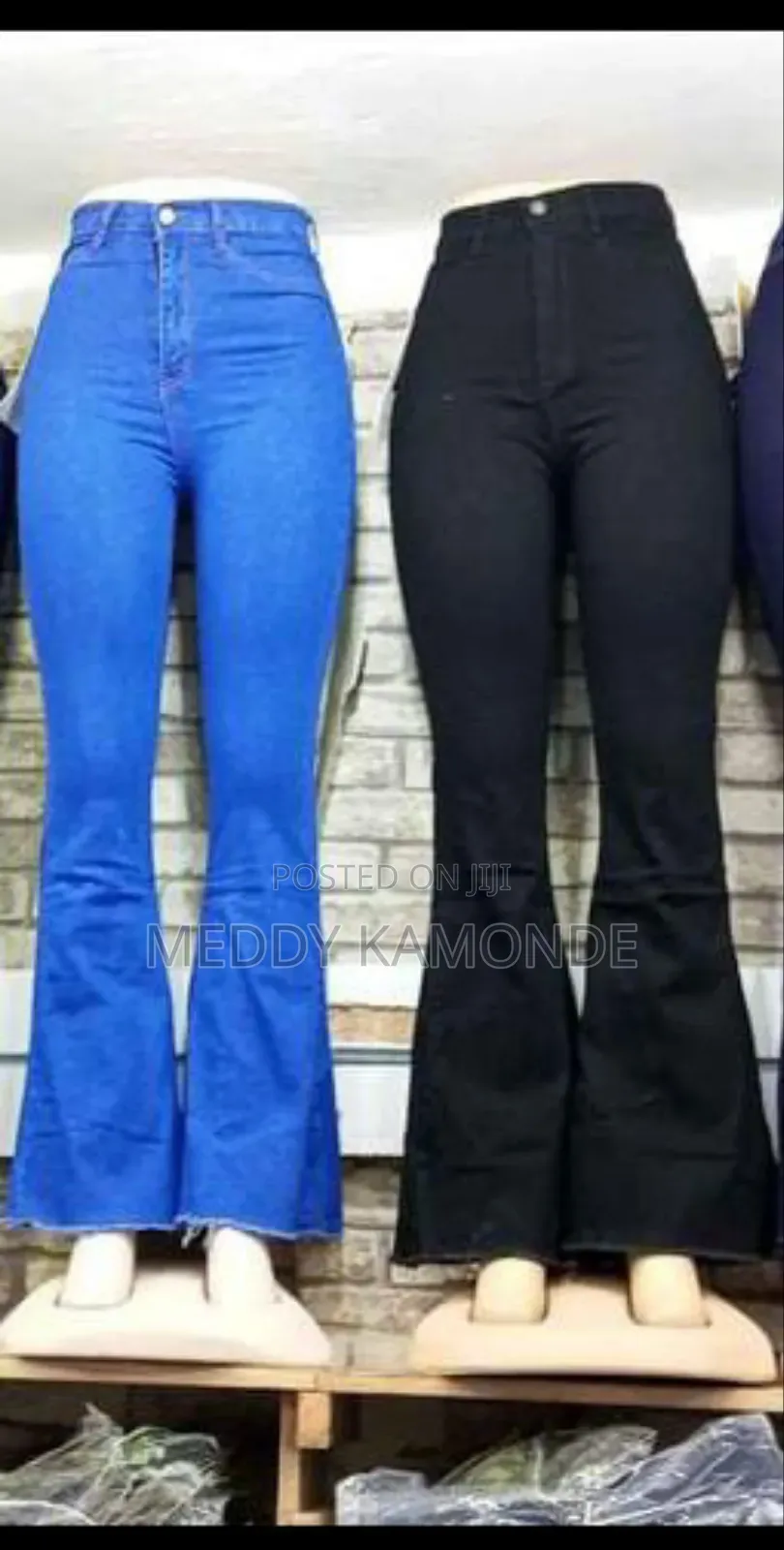 Cute Blue Black Hipster Trouser
