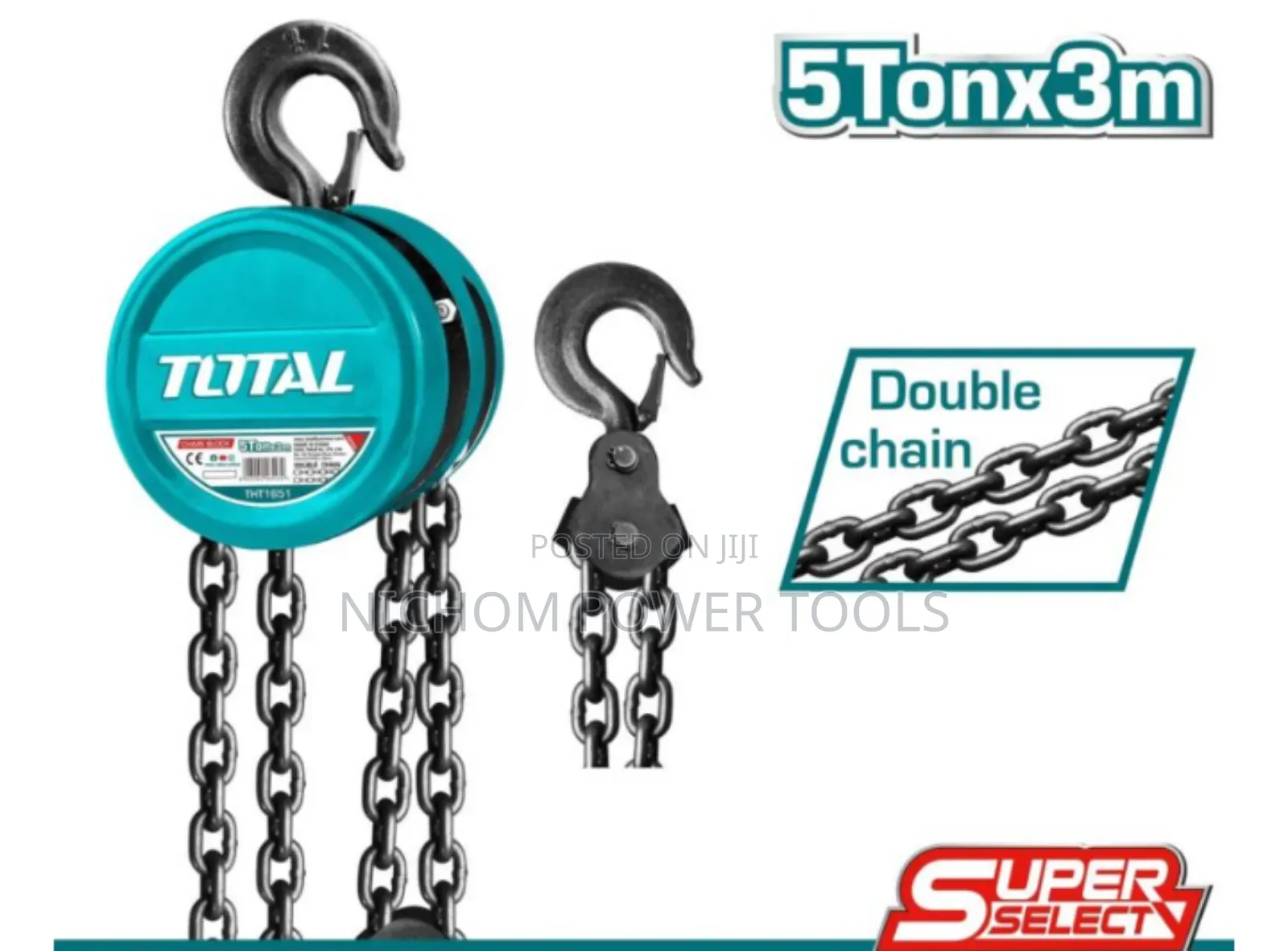 Total 5ton 3m Chain Block/Chain Hoist/Crane Hoist/Chainblock