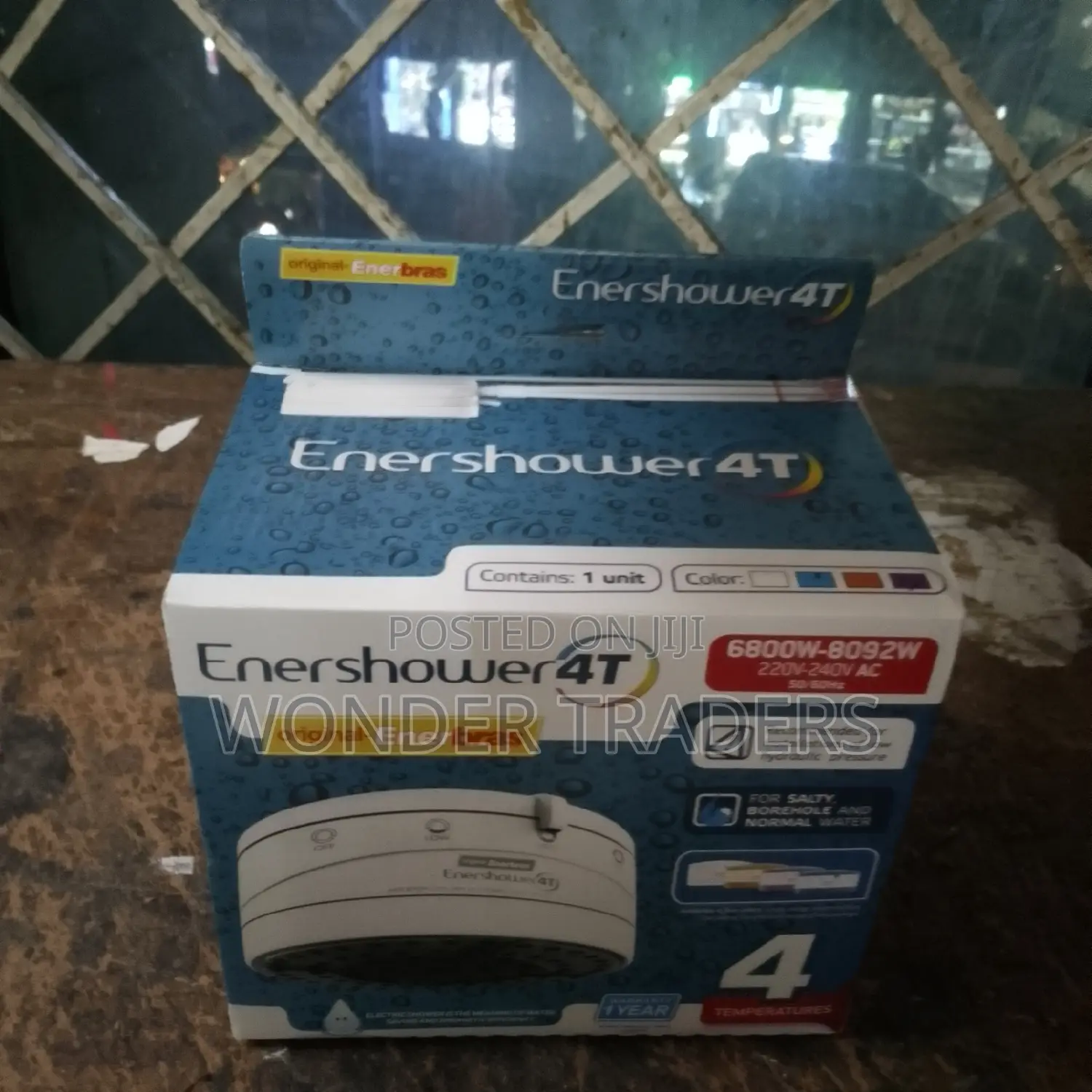 Enerbras Enershower Instant Showerhead: