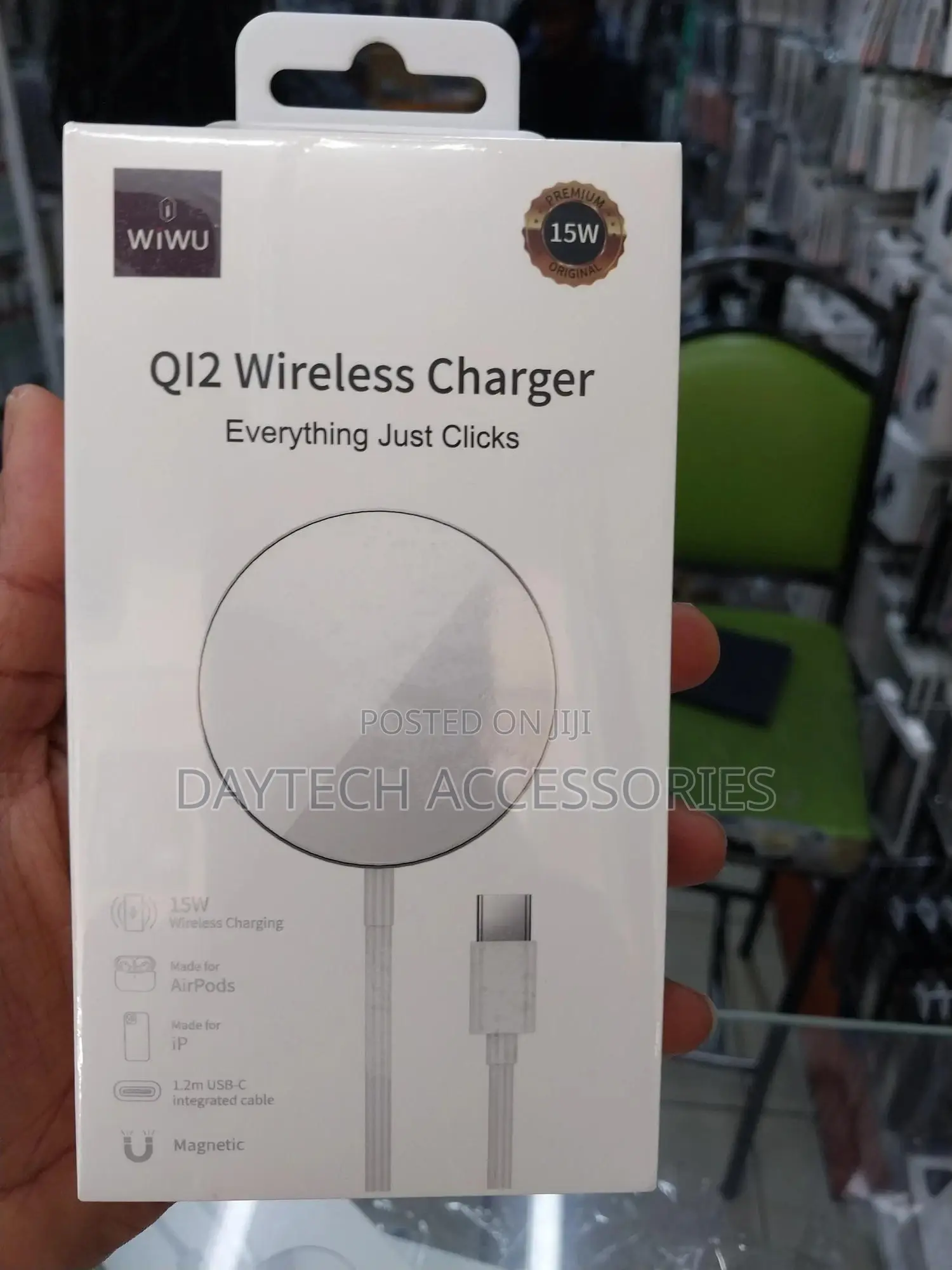 15w Magnetic Qi Wireless Charger iPhone 12/12 Mini/12 Pro/