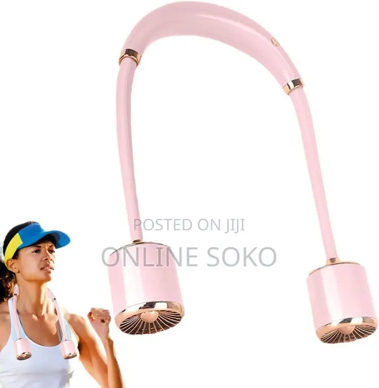 Portable Rechargeable 3 Speed Cooling Turbo Hanging Neck Fan