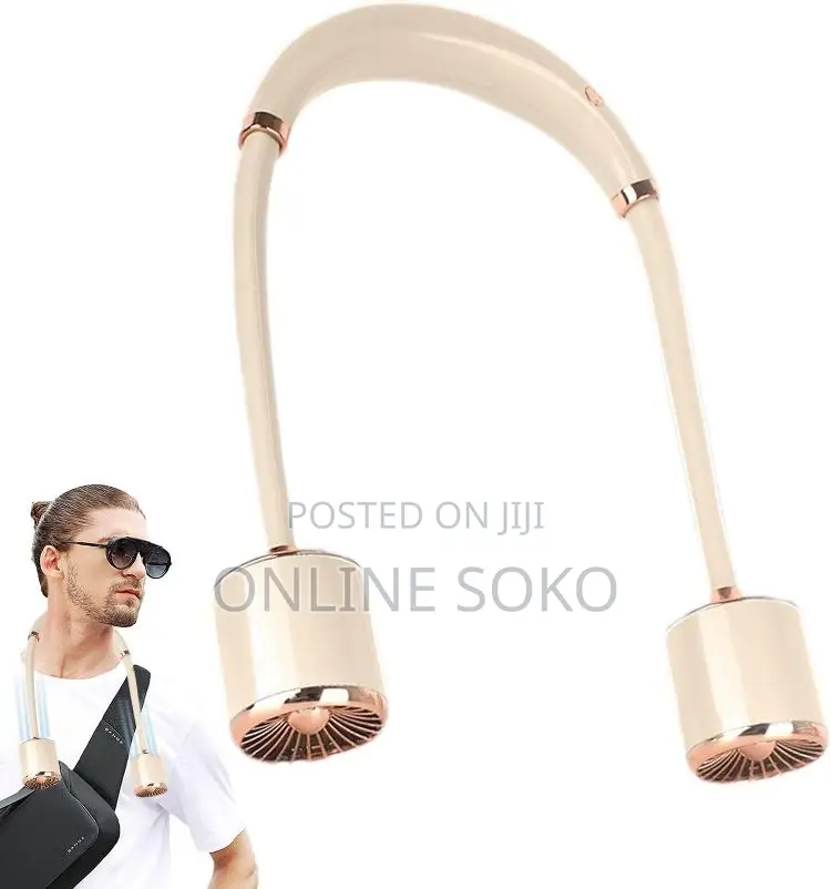 Portable Rechargeable 3 Speed Cooling Turbo Hanging Neck Fan