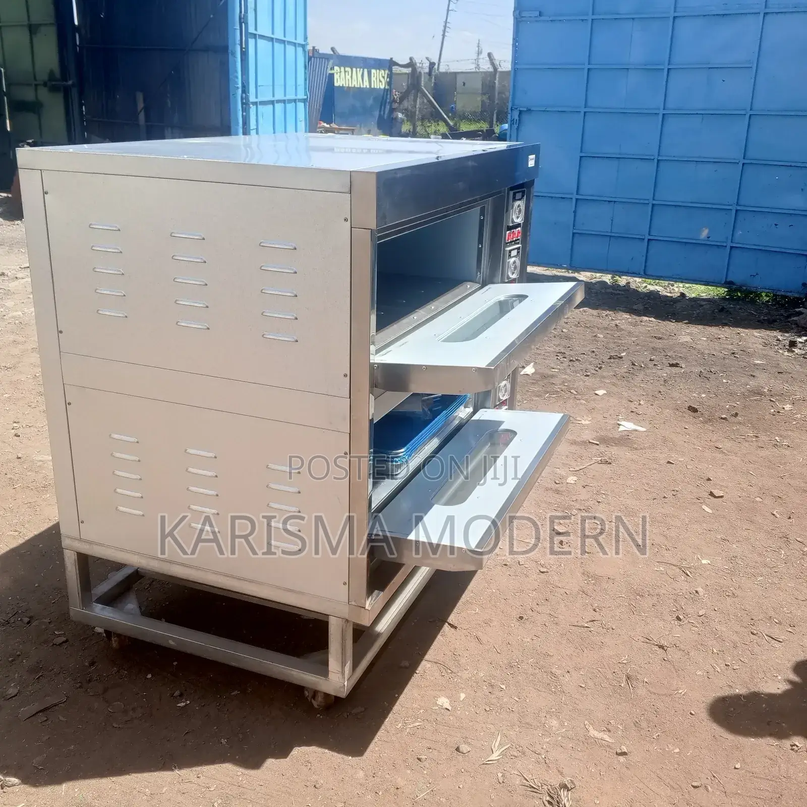 Nice Stainless Steel Two Deck Oven