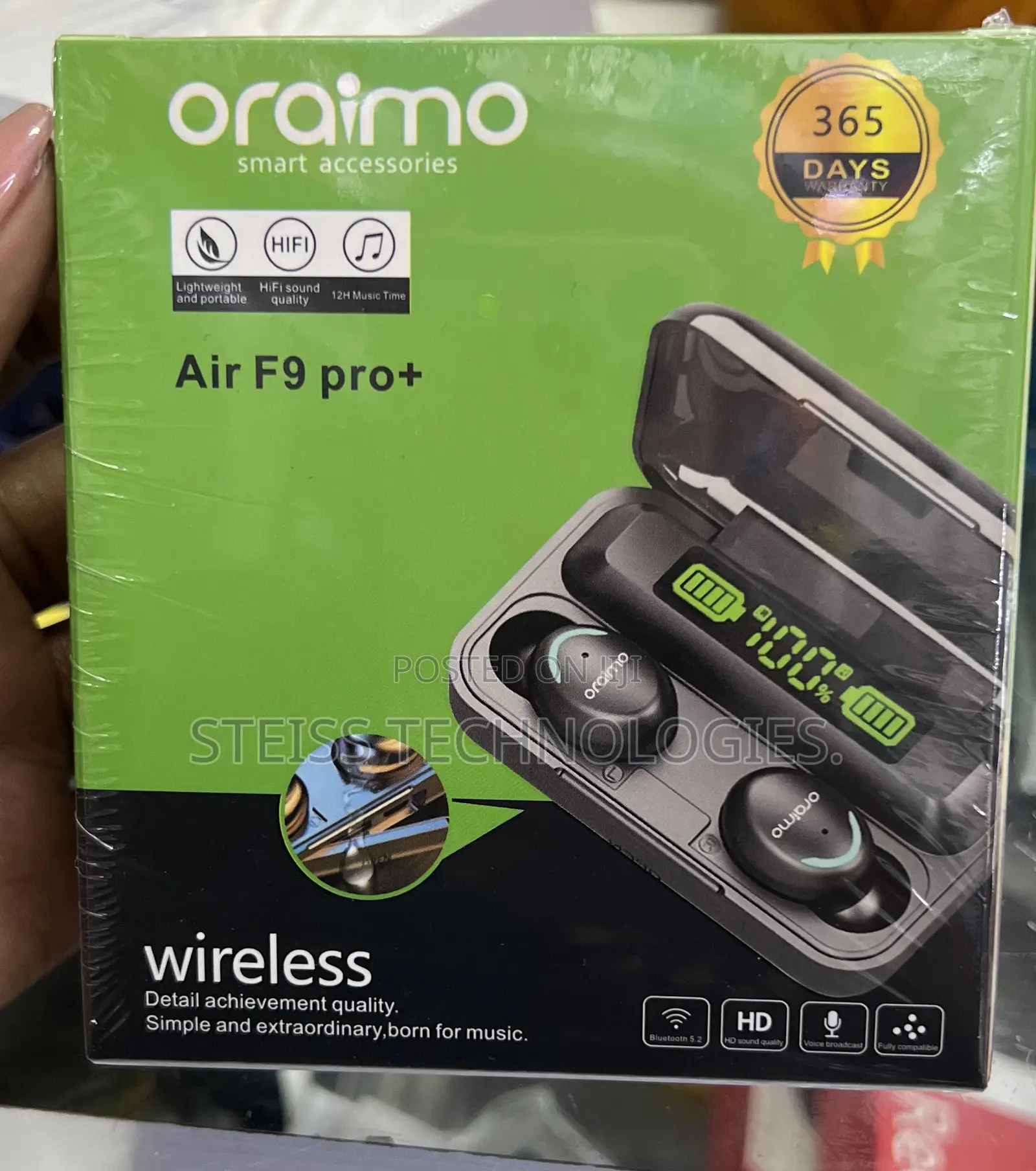 Oraimo Air F9pro+ Wireless Buds
