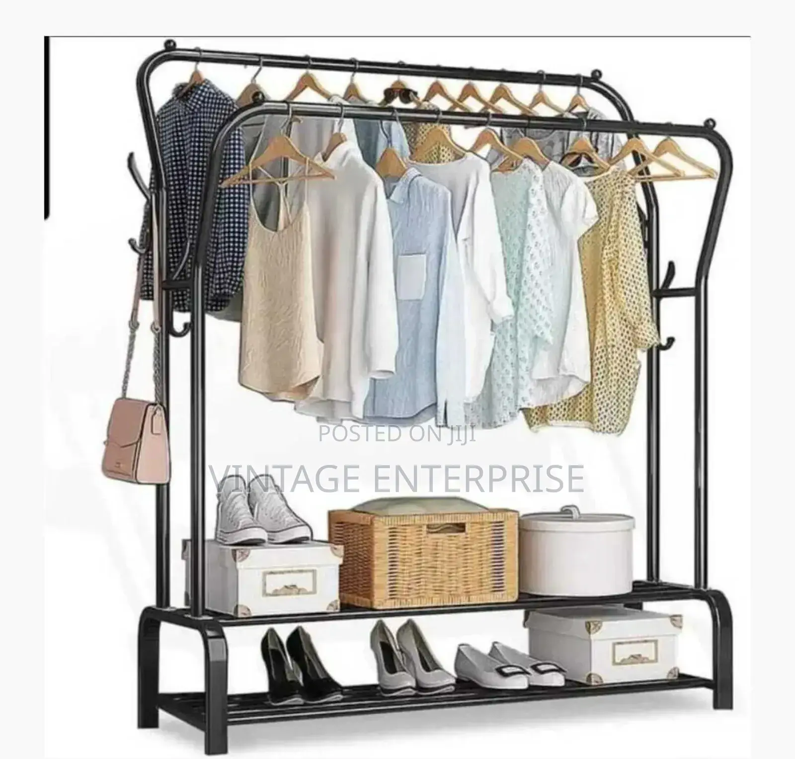 Multifunctional Clothes Shoe Rack
