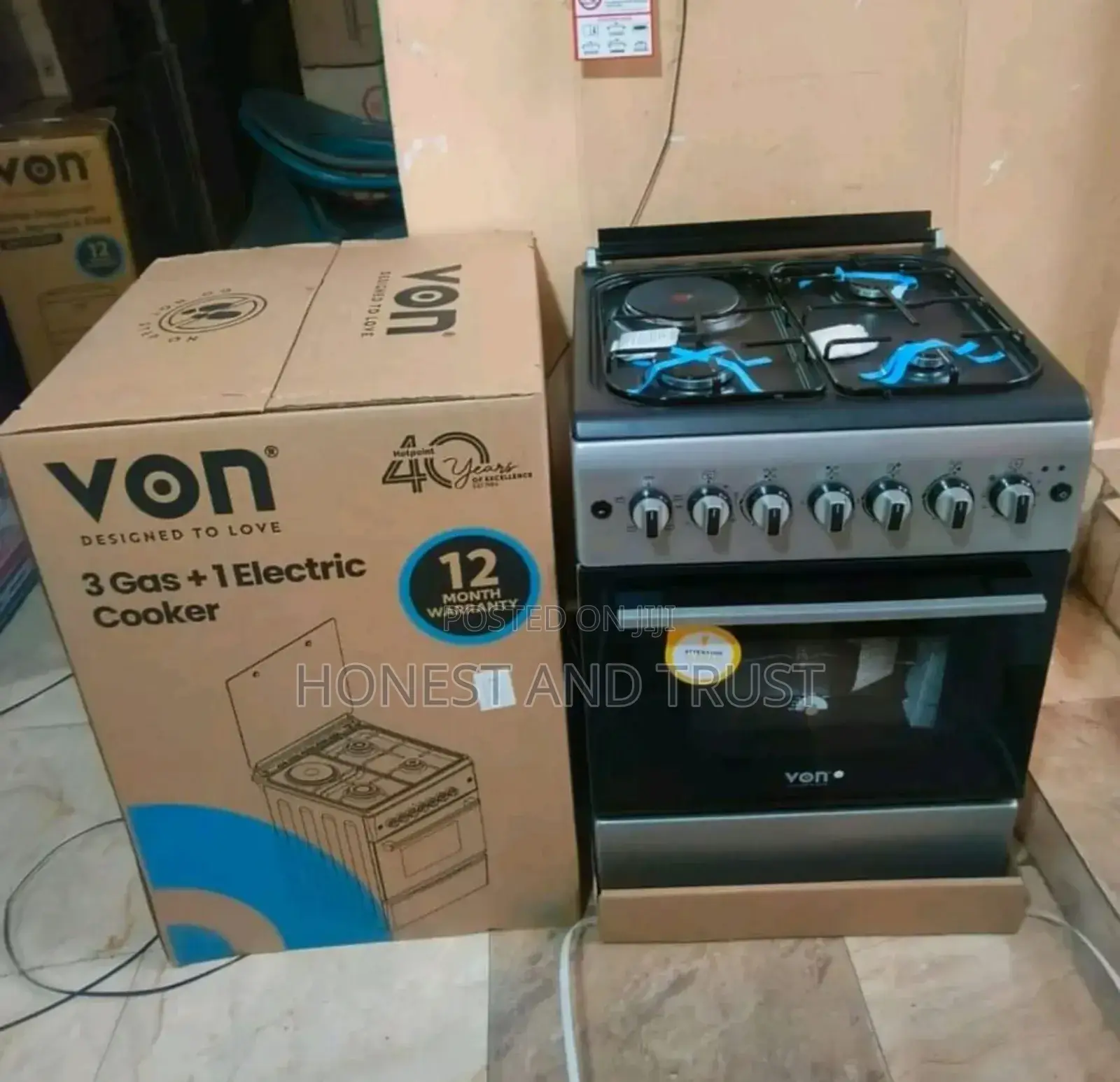 Brand New Von 58 by 58 Cooker