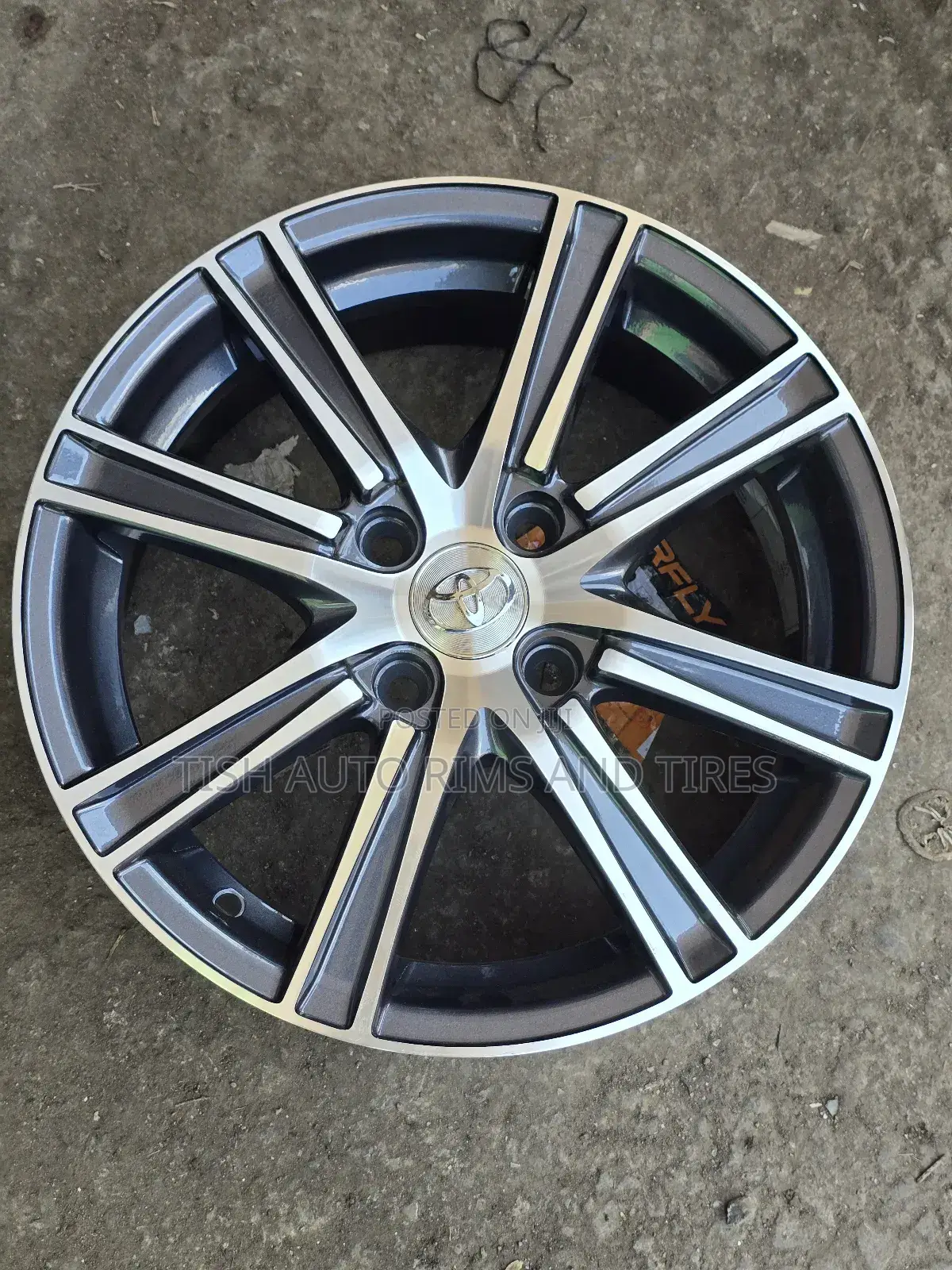 Toyota Filder, Axio, Vitz 15 Inch Gray Silver Rims Set