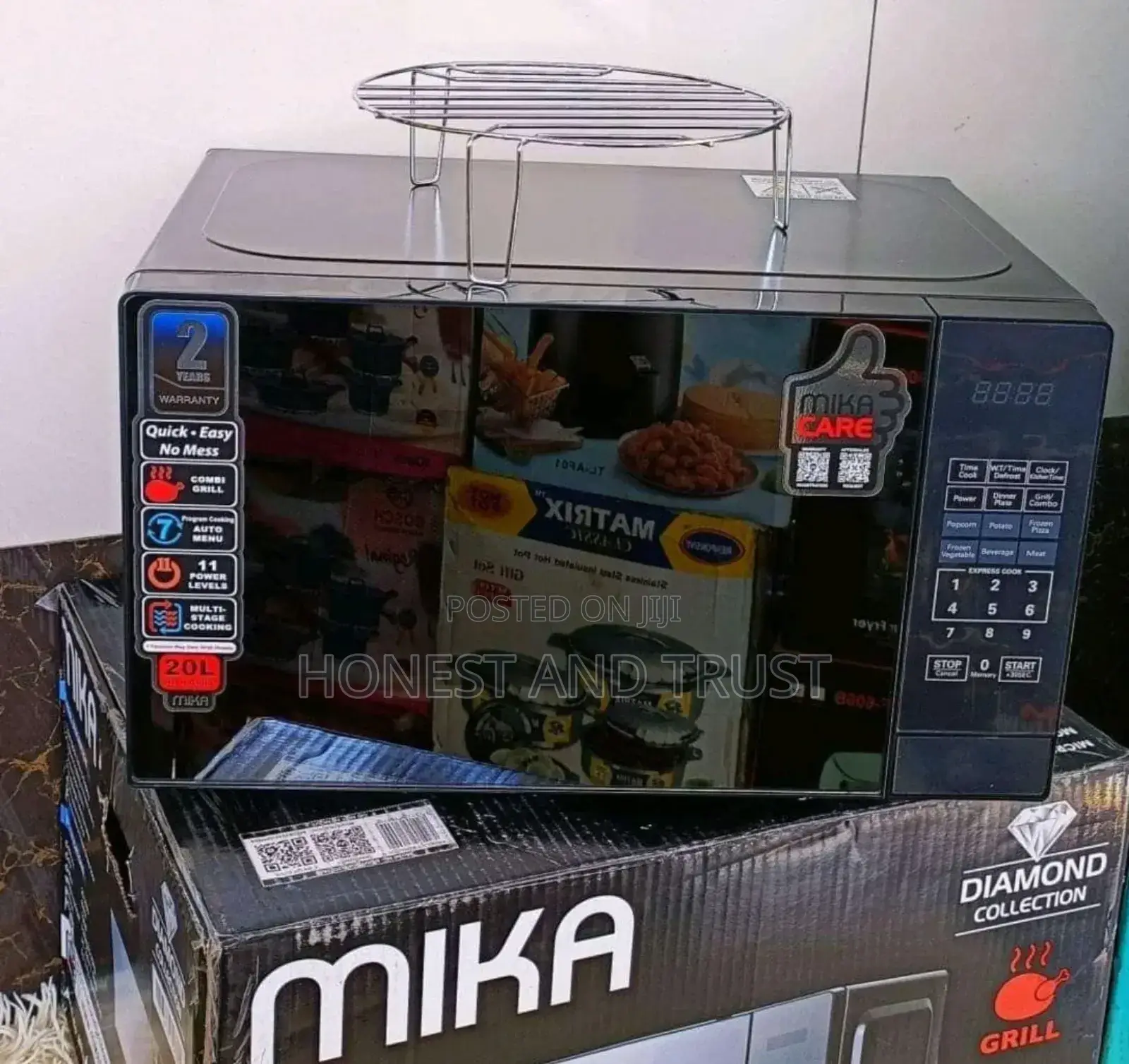 Cool Mika Digital Microwave With Grill