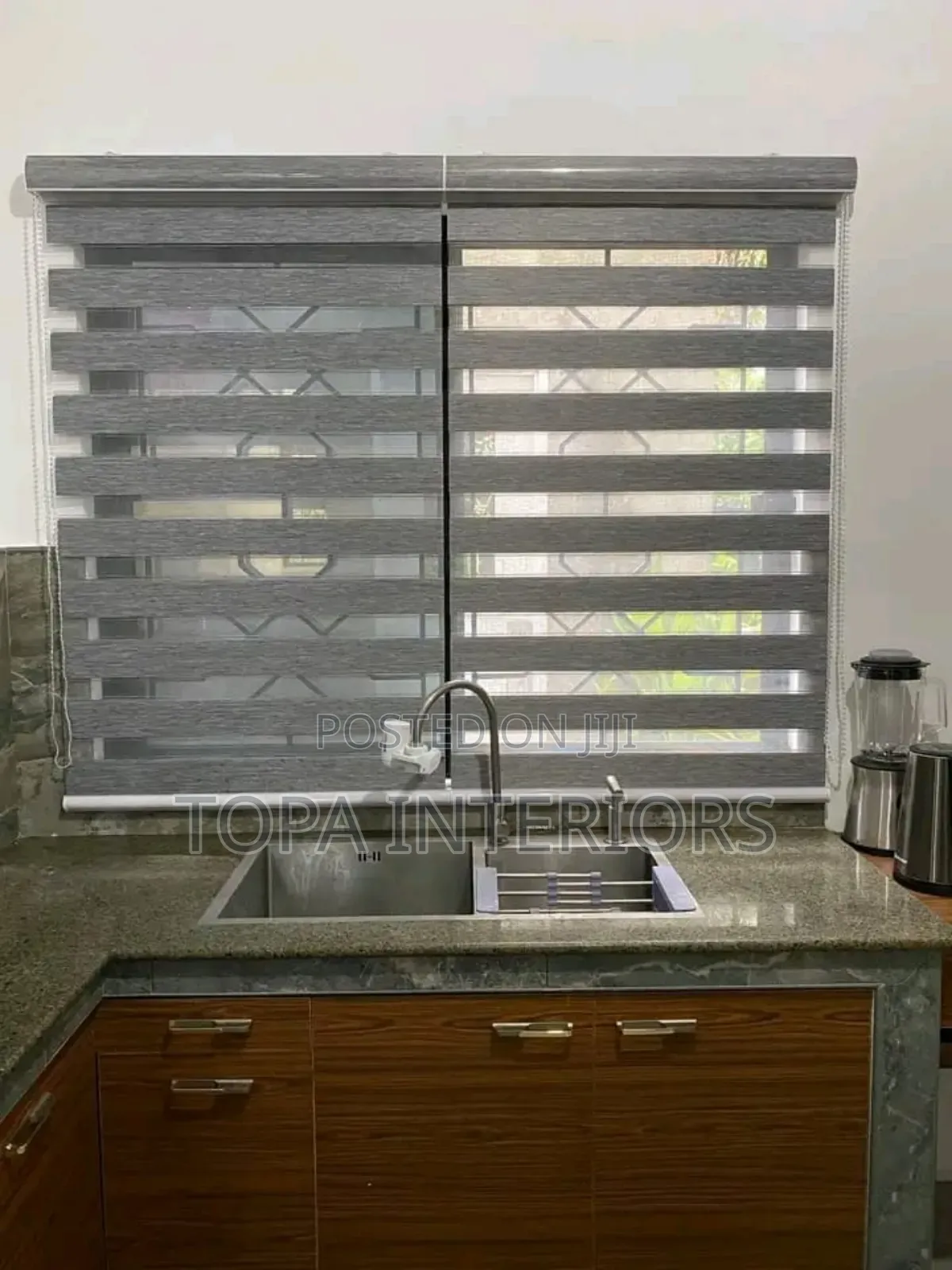 Grey Zebra Office Roller Blinds Zebra Office Roller Blinds