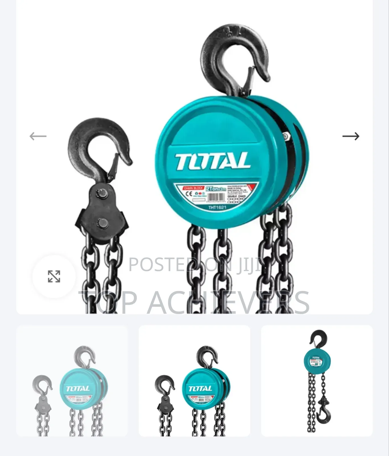 Total 3ton 3mtrs Chainblock/Crane Hoist/Chain Hoist