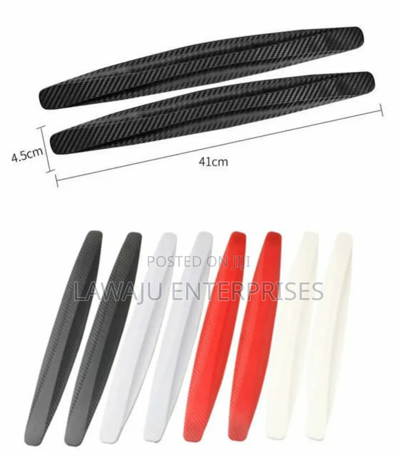 2pc Bumper Protection Strip