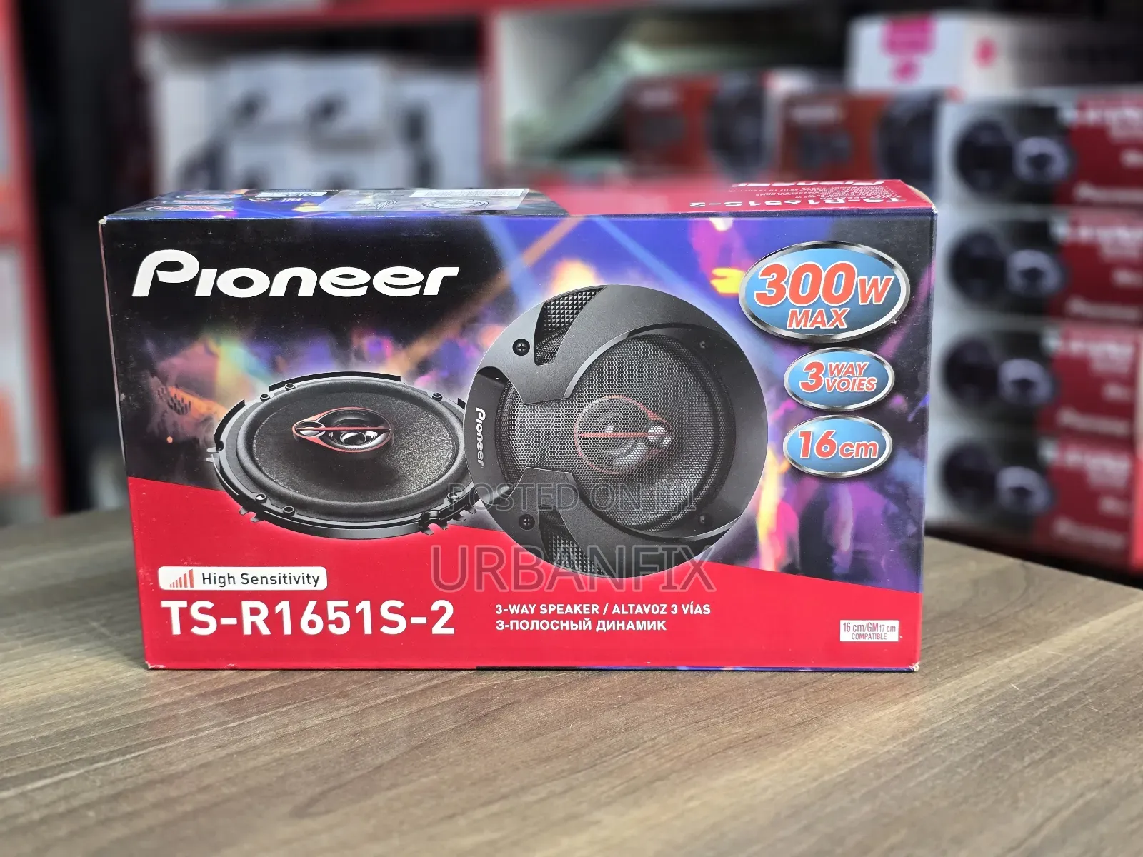 Pioneer 300watts 6 Inch Midrange Round Speakers - A Pair