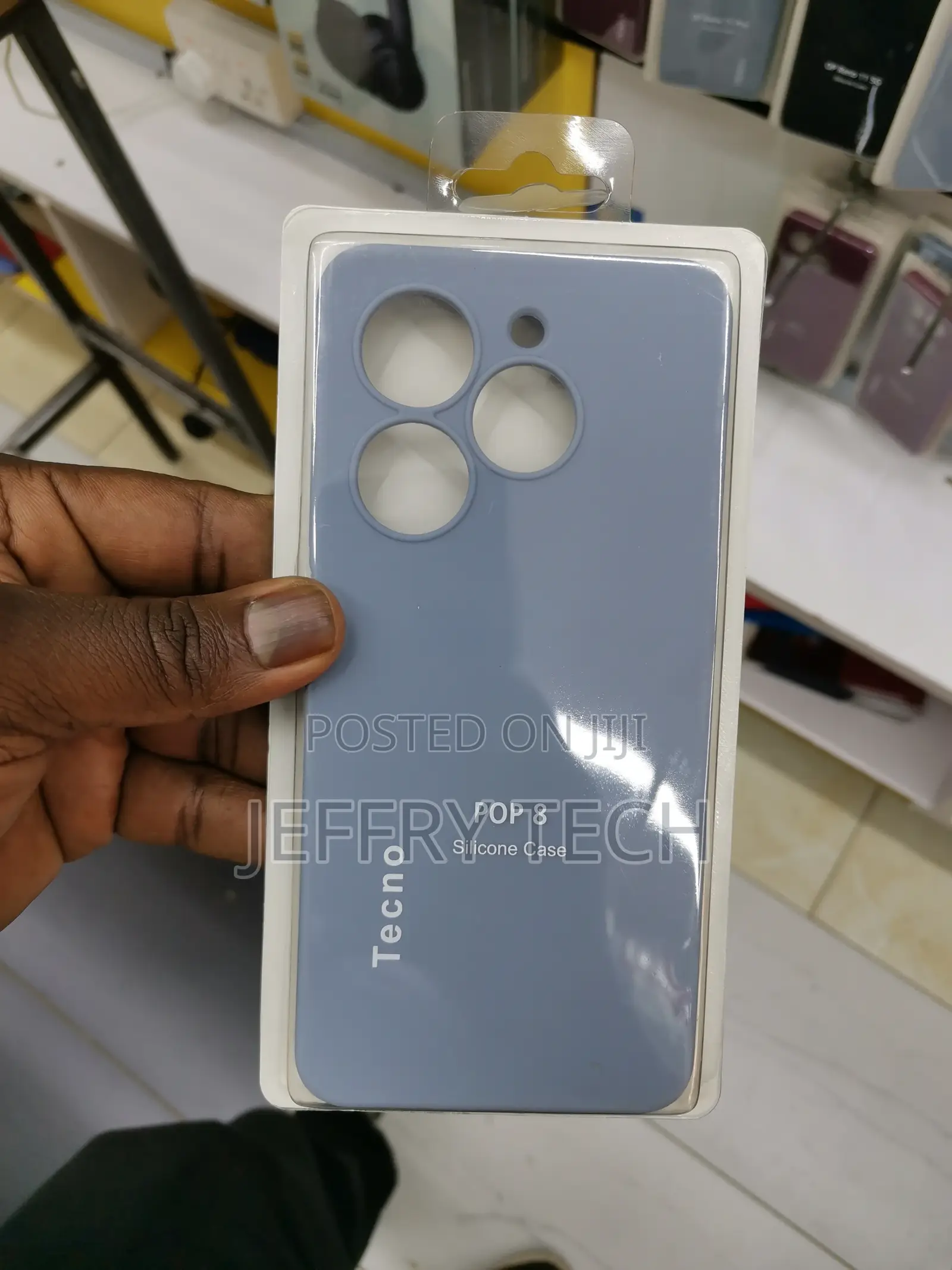 Phone Case for Tecno Pop 8 Soft Silicone Non Slippery Protec