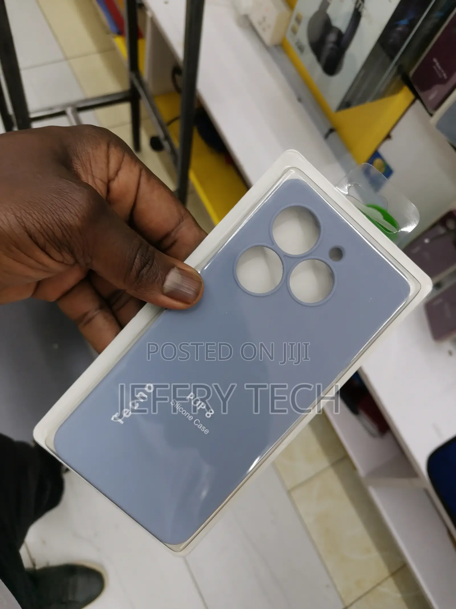 Phone Case for Tecno Pop 8 Soft Silicone Non Slippery Protec