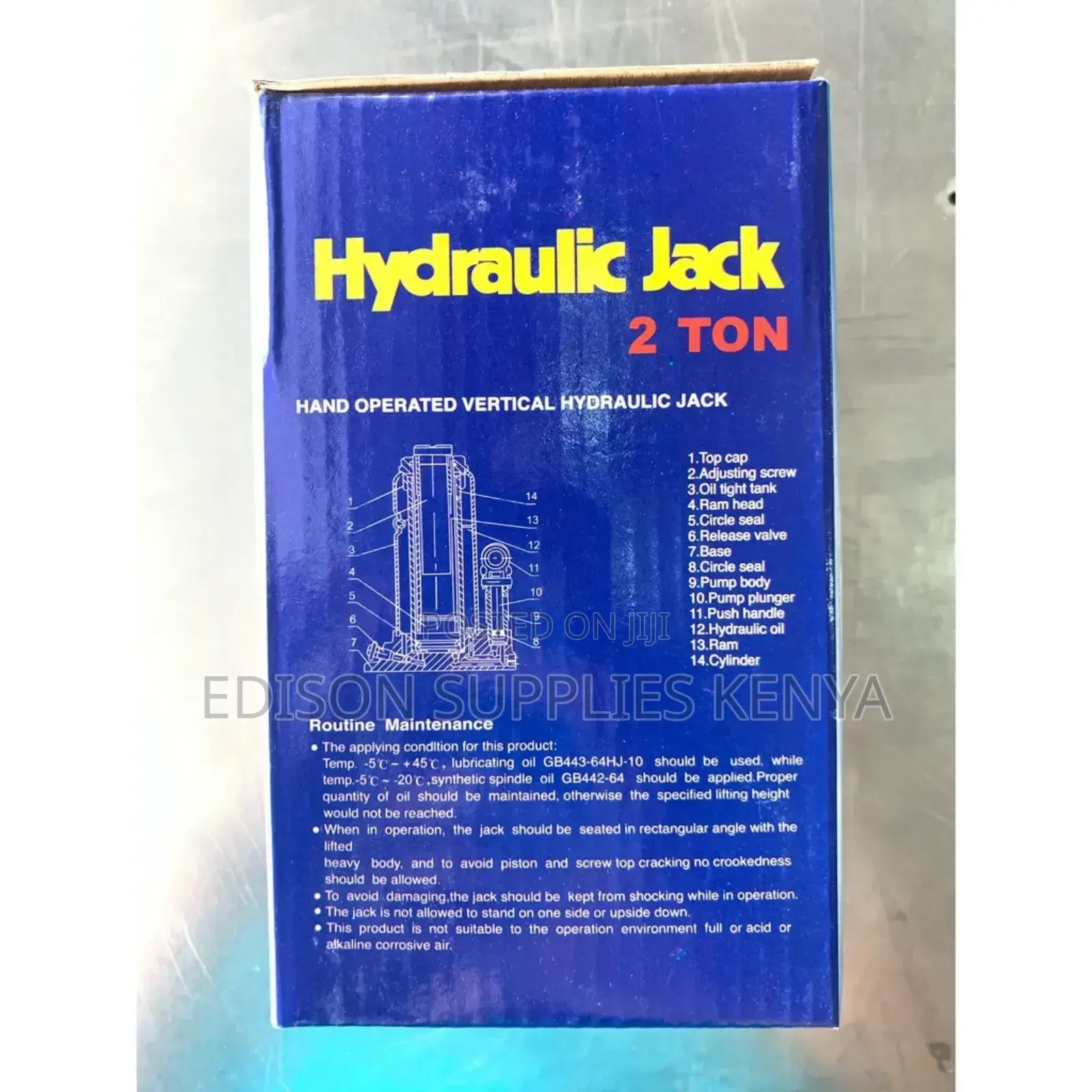 Bottle Jack 2 Ton Lenhard Hydraulic 2ton Car Lift Bottle Jack Stand