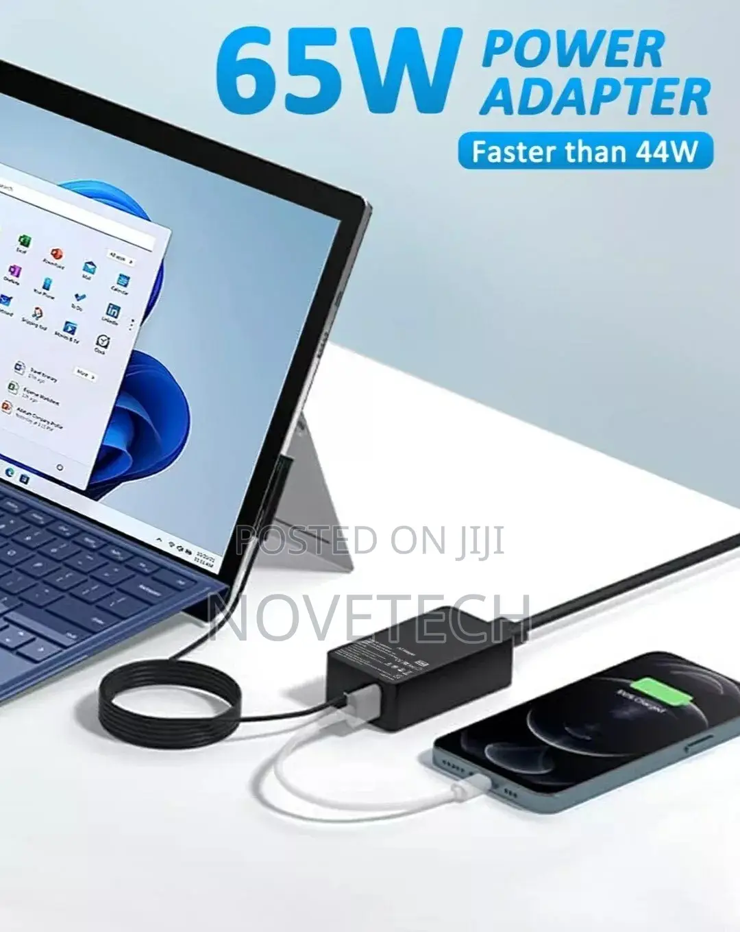 UK Surface Charger 65W 15V 4A for Microsoft Surface