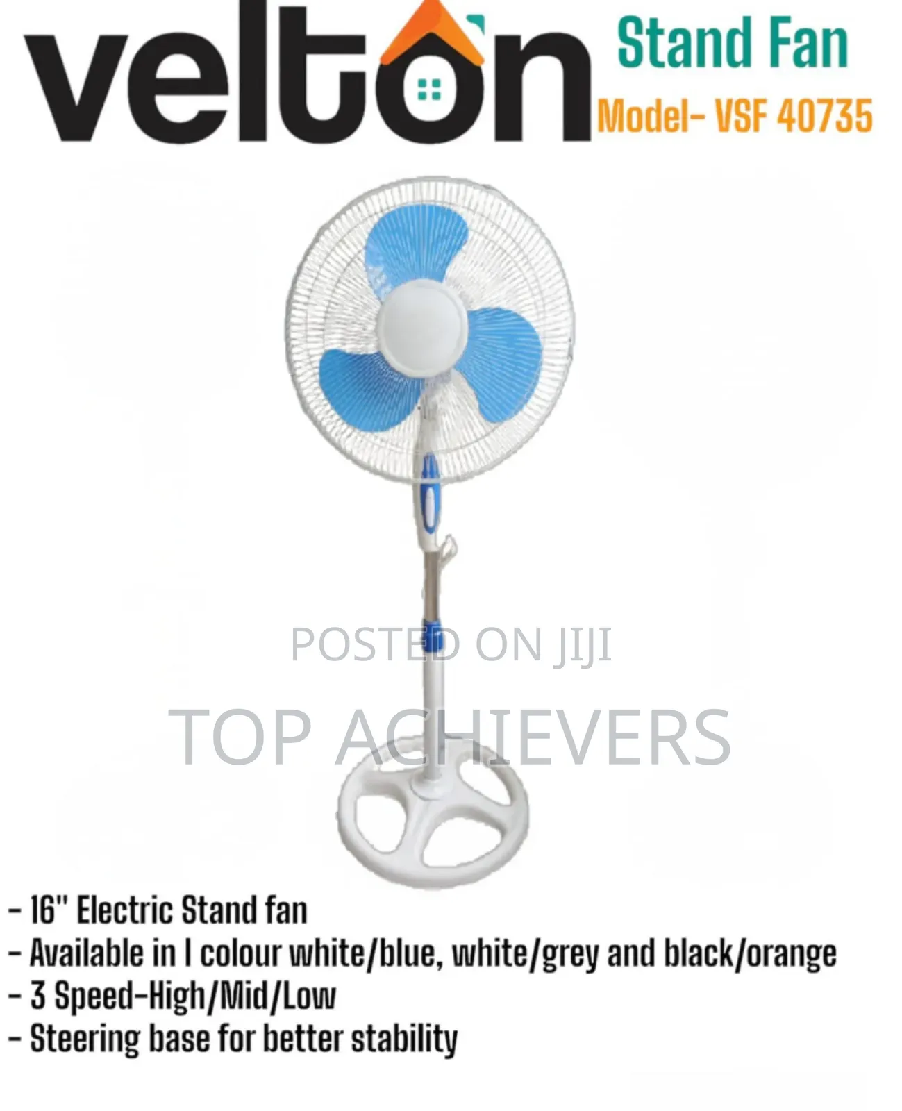 "16 Stand Fan/Electric Stand Fan Velton