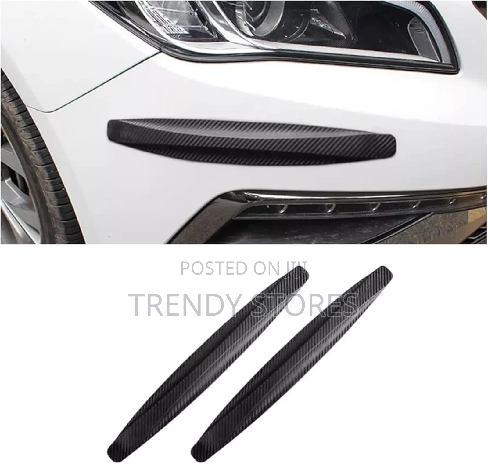 2pc Car Bumper Protection Strip