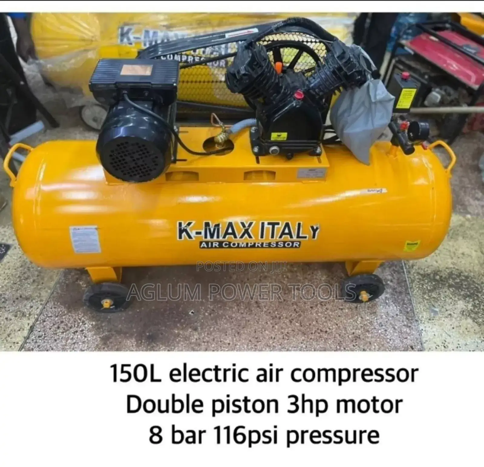 150L Air Compressors Double Piston 3HP
