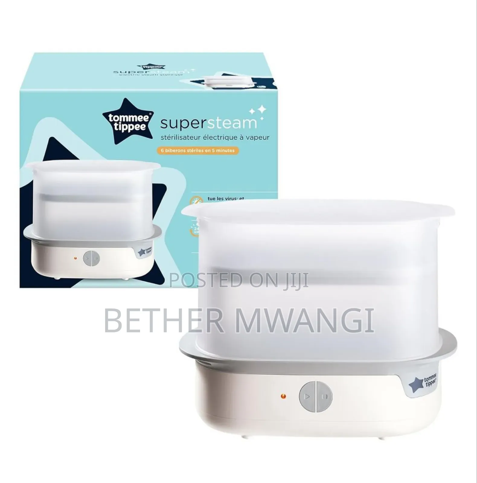 Tommee Tippee Super-Steam Advanced Electric Steriliser Set