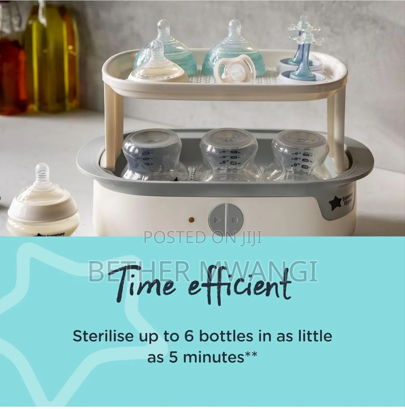 Tommee Tippee Super-Steam Advanced Electric Steriliser Set