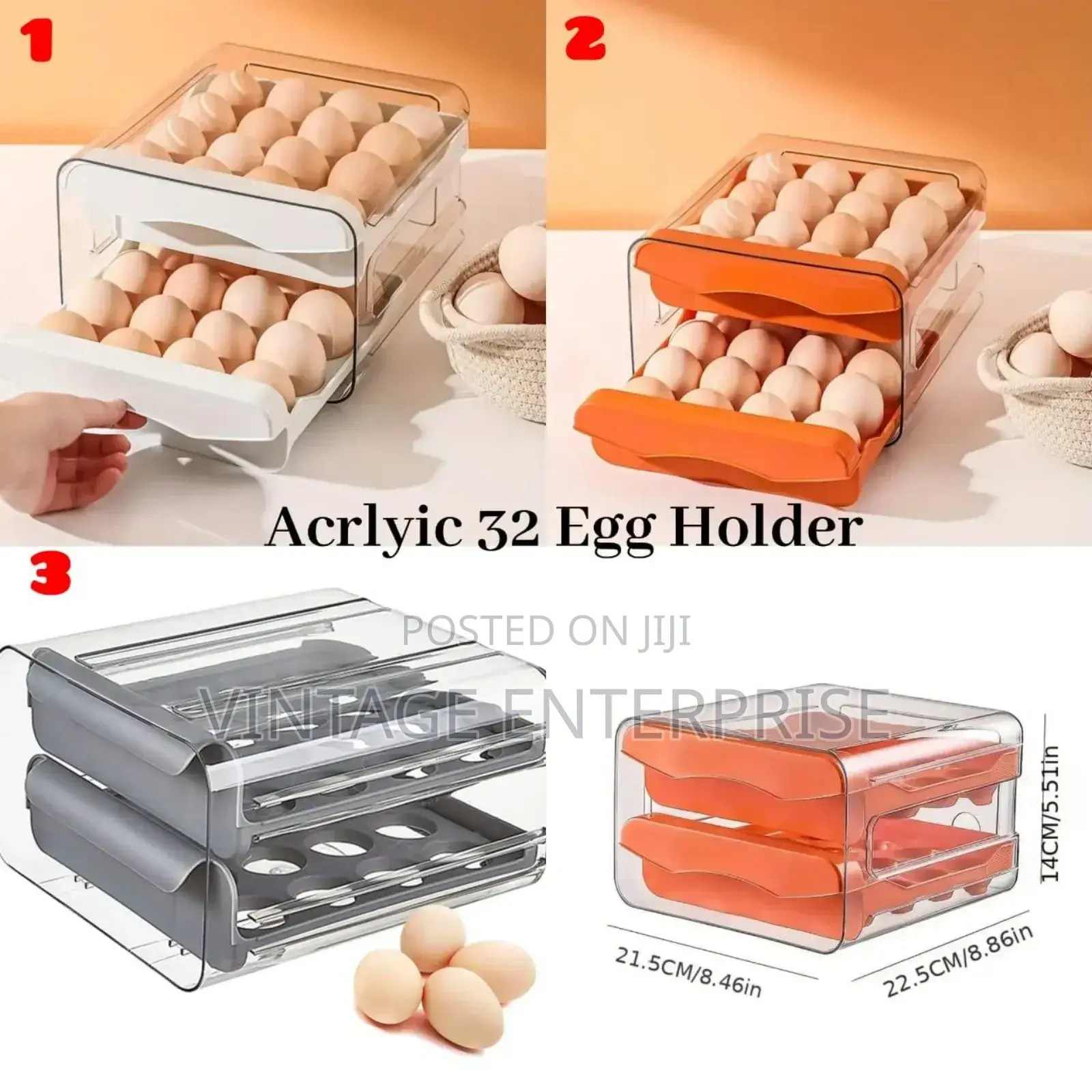32 Egg Acrylic Tray