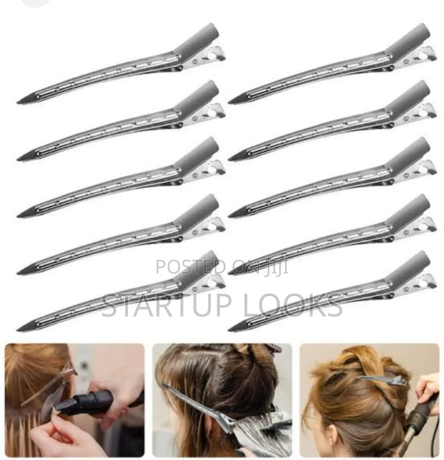 12pcs Metal Hair Styling Clips