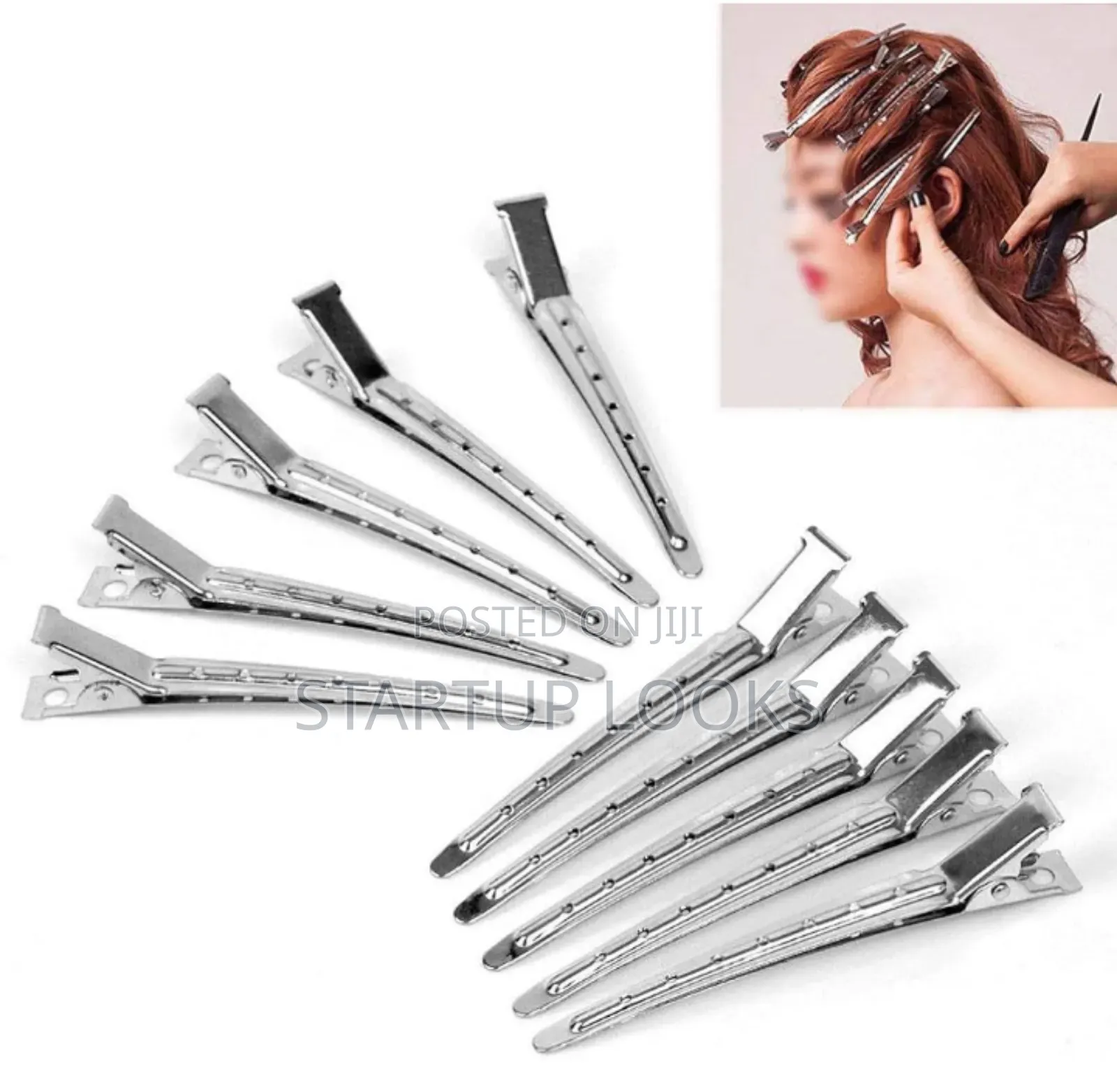 12pcs Metal Hair Styling Clips
