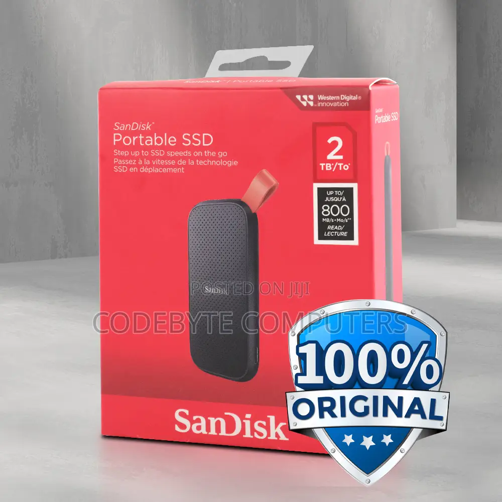 Sandisk 2tb E30 (800mbs) External SSD '! 2tb E30 SSD