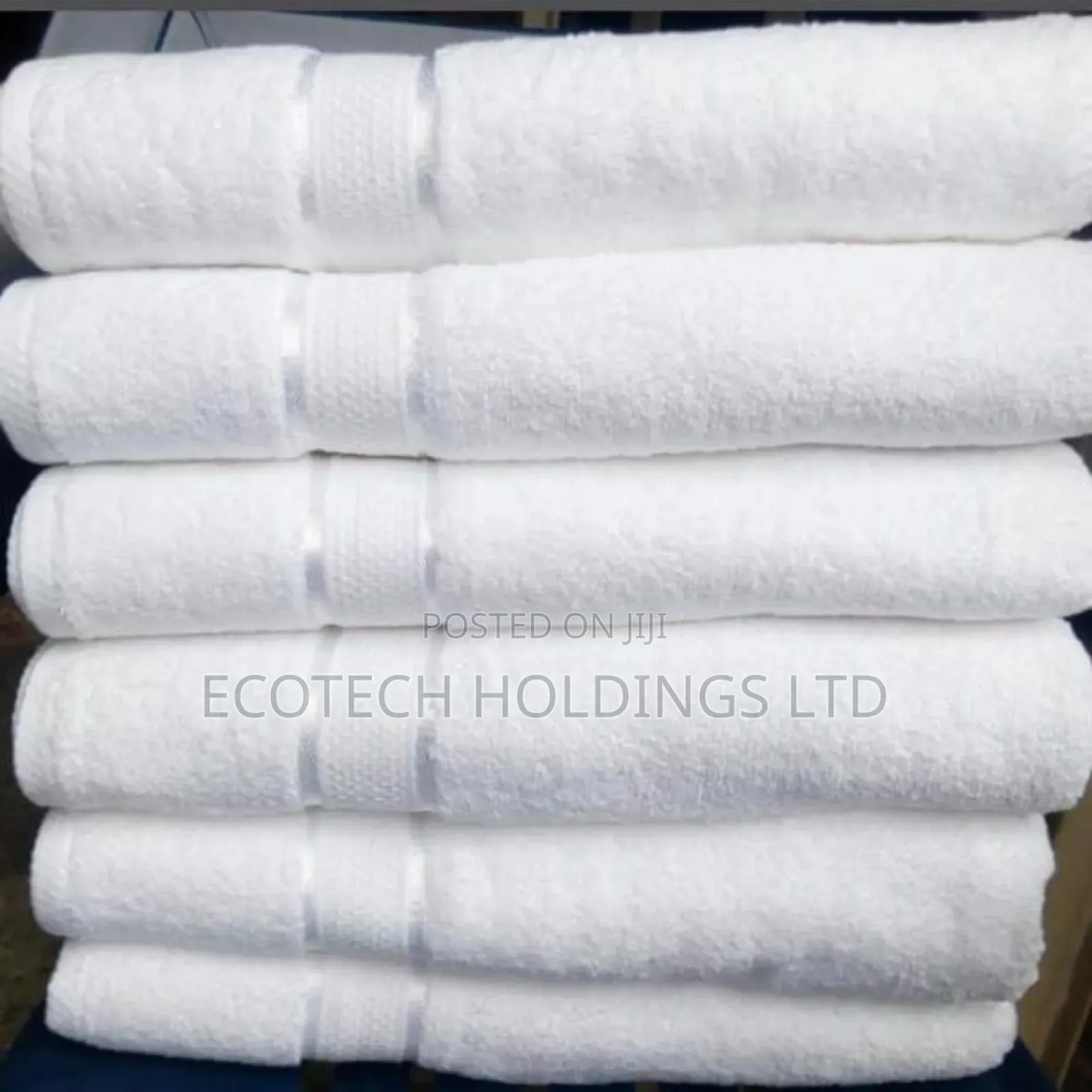 90 By 150 White Cotton  Towels Hj8
