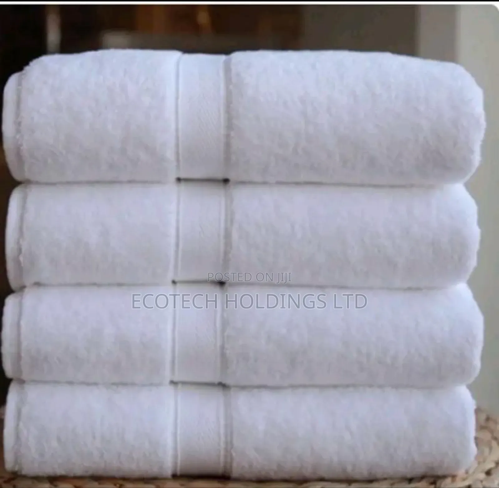 90 By 150 White Cotton  Towels Mz5