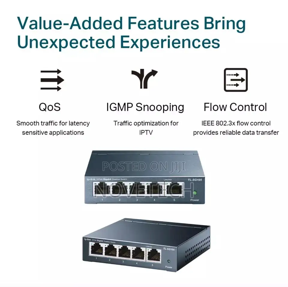 Tp-Link TL-SG105 5-Port Mb/S Desktop Switch