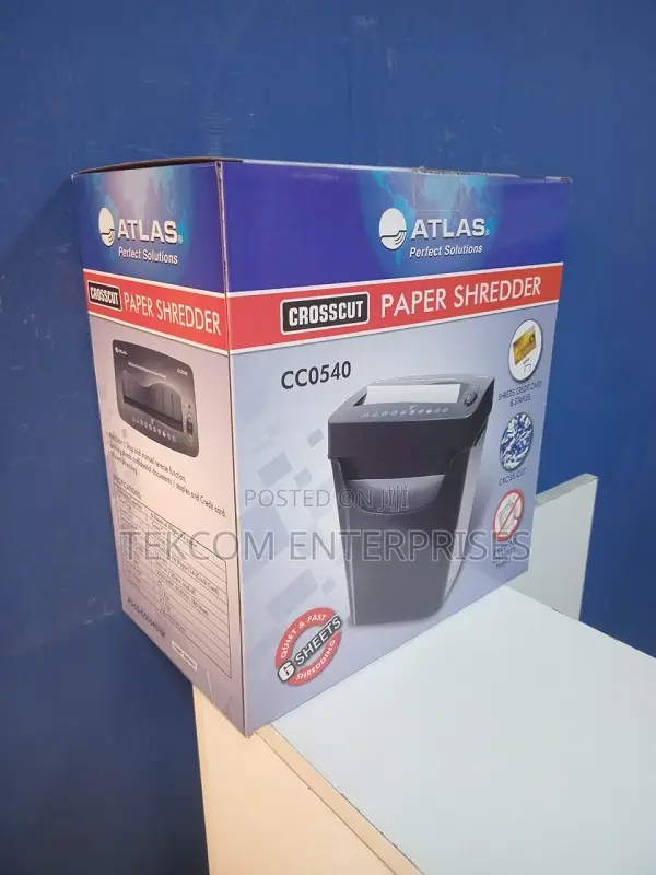 Atlas Cc0540 Crosscut 6 Sheets Shredder Cc0540