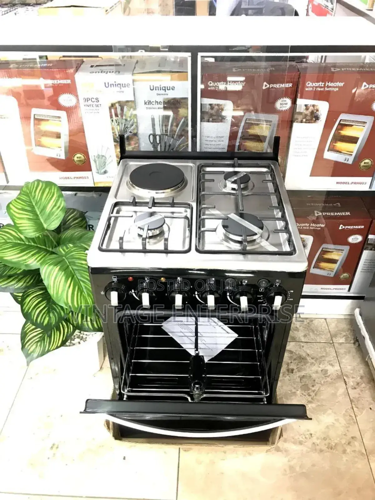 Standing Cooker With Electric Oven