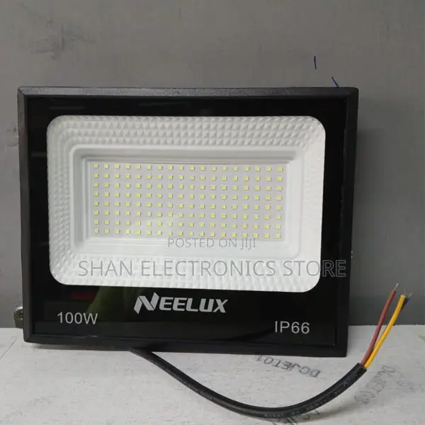 White Exterior Flood Lighting, Outdoor Neelux 100 Watts Ac