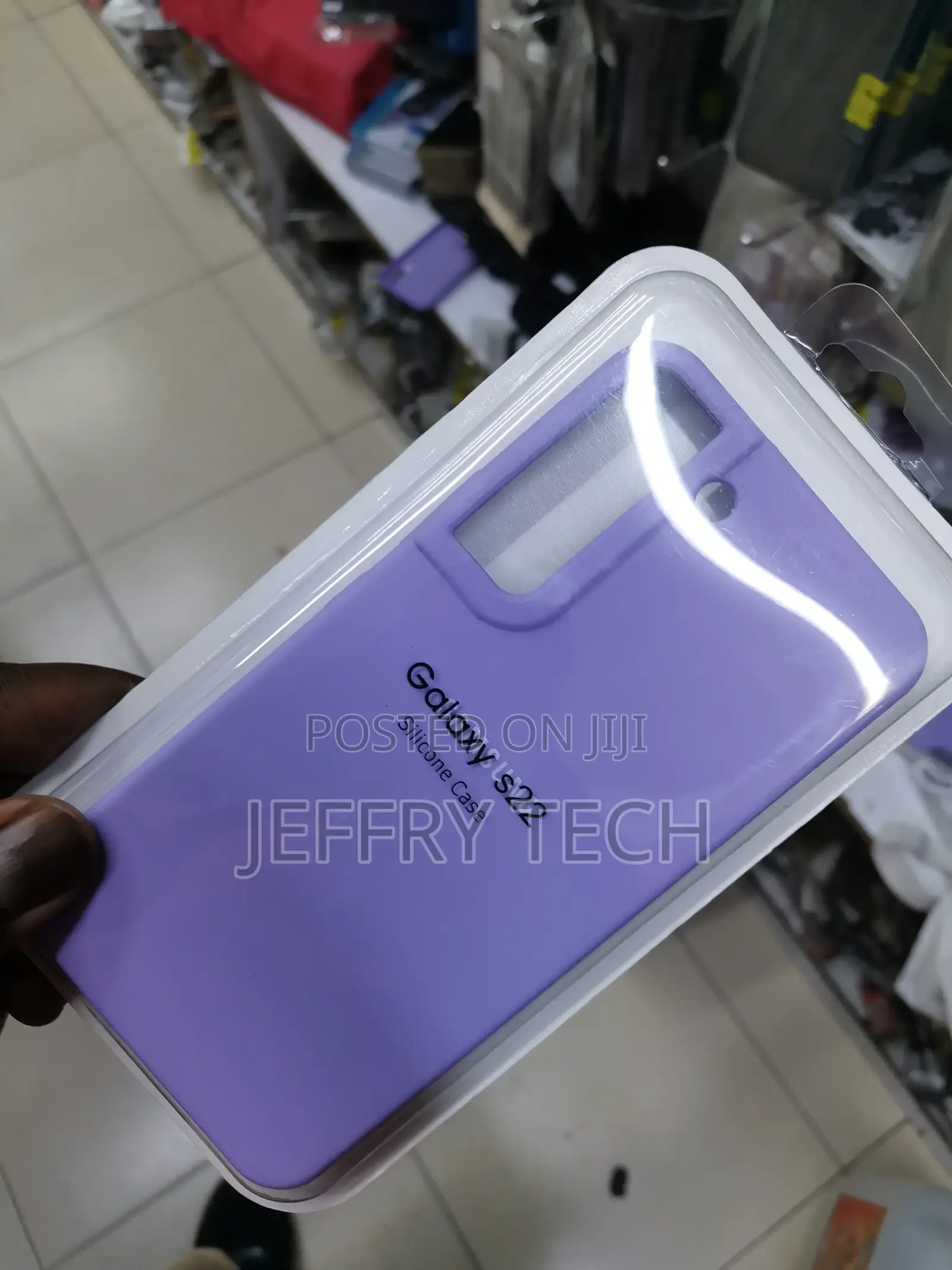 Silicone Case Cover for Samsung S22 -Purple-