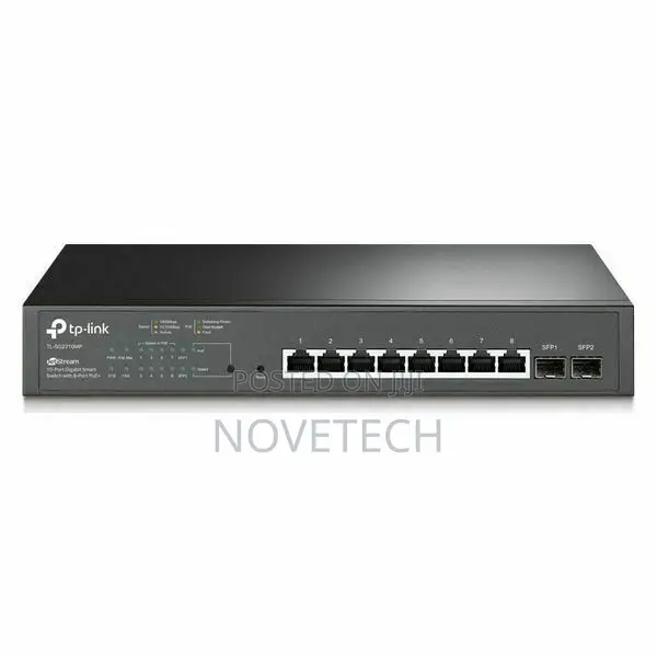 TP-LINK 10 Port Gigabit Smart Switch With 8 Port Poe+
